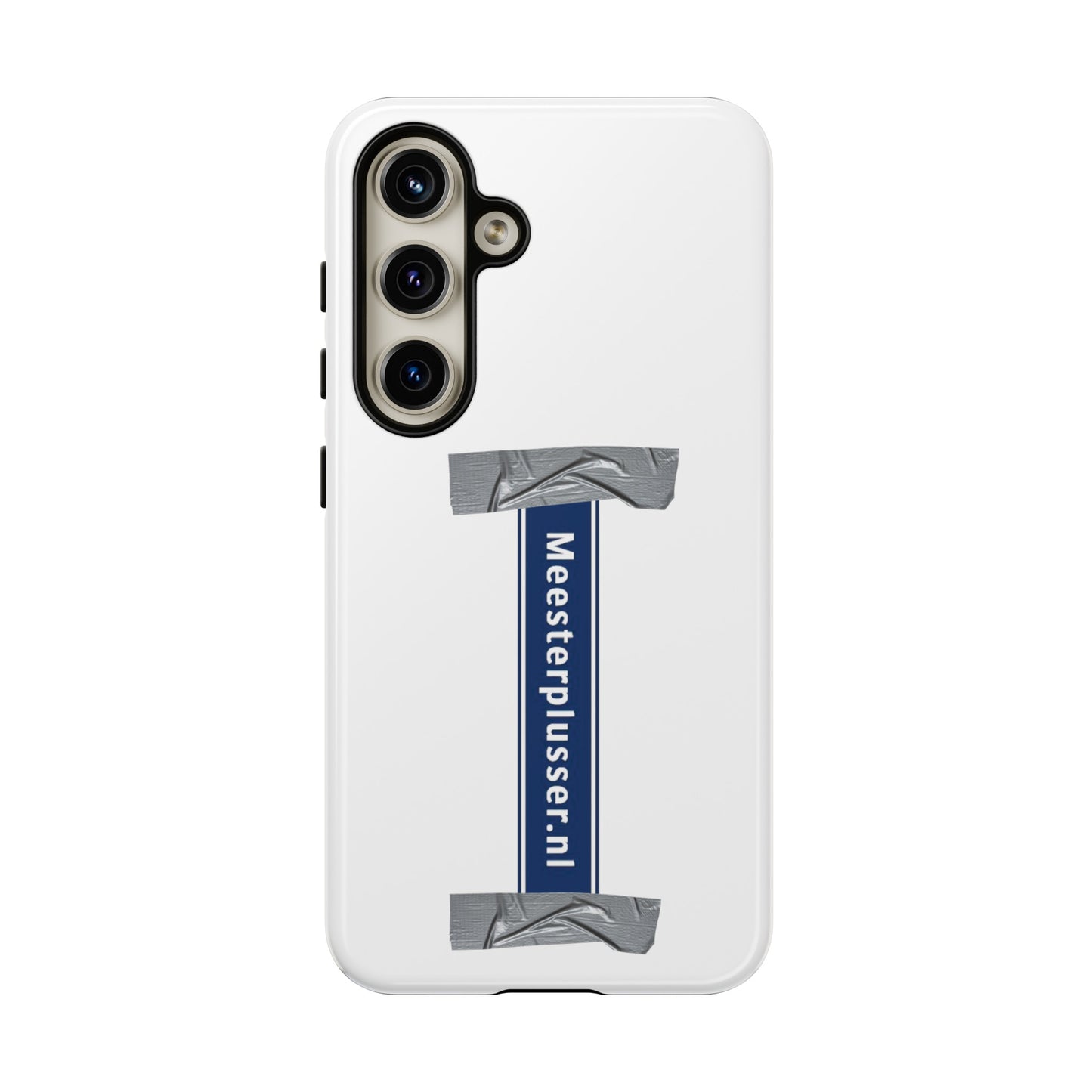 Meesterplusser straatbordlogo telefoon case