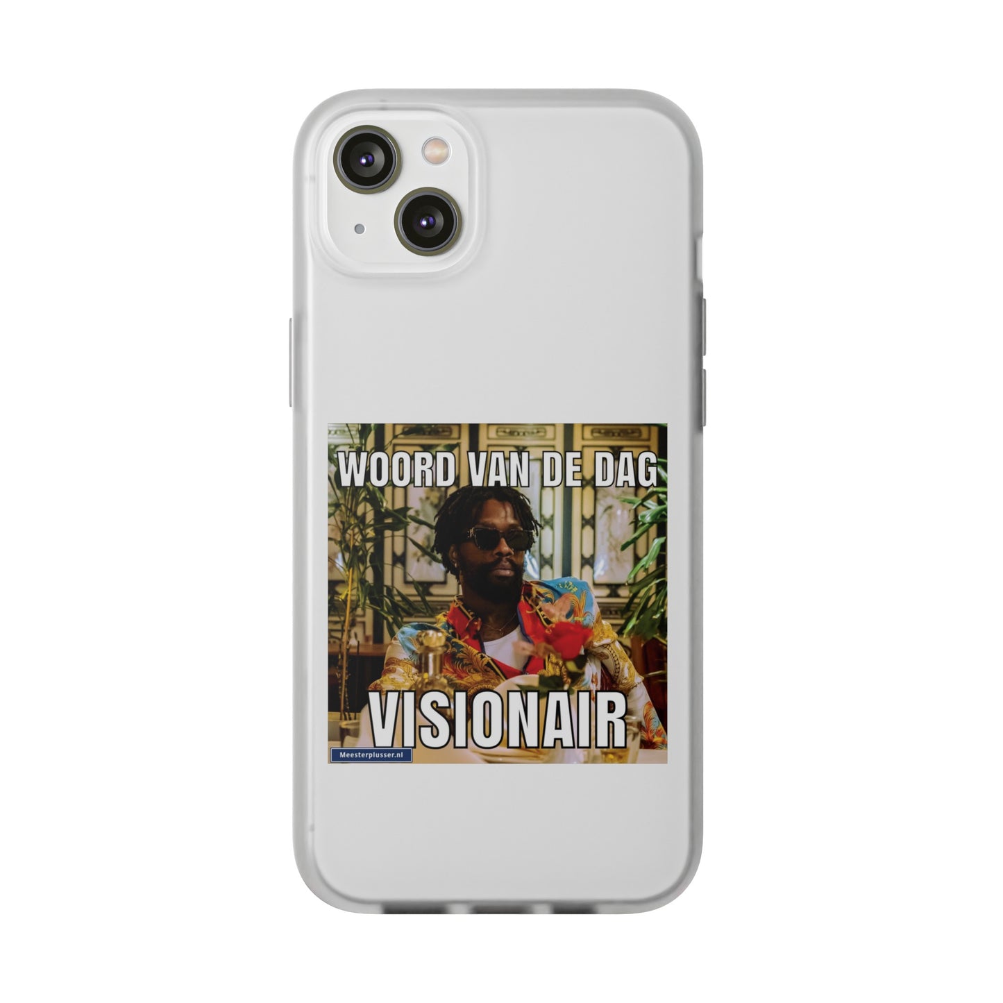 Word of the day 'Visionair' telefoonhoesje