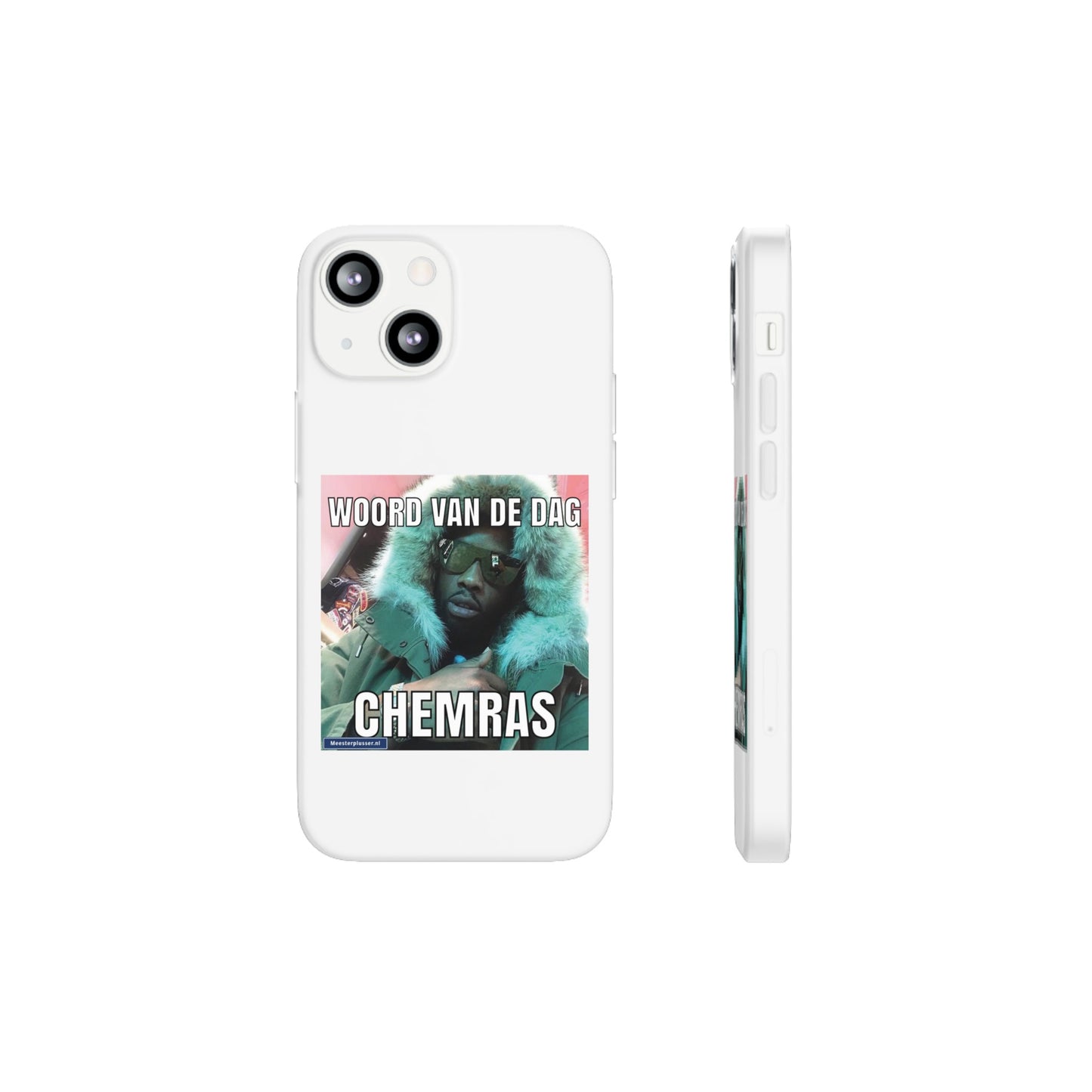 Word of the day 'Chemras' telefoonhoesje