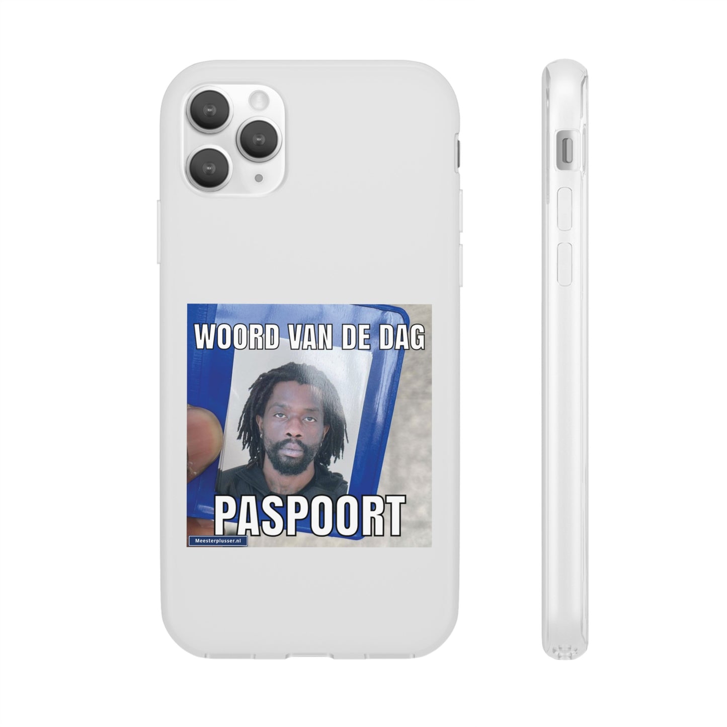 Word of the day 'Paspoort' telefoonhoesje