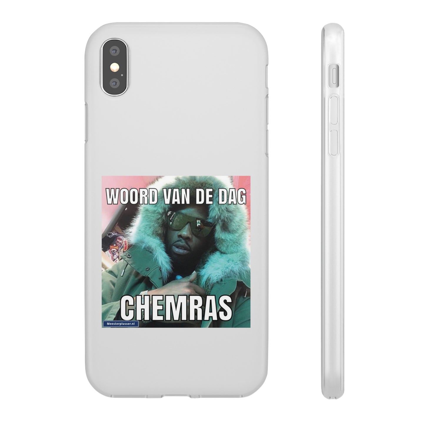 Word of the day 'Chemras' telefoonhoesje