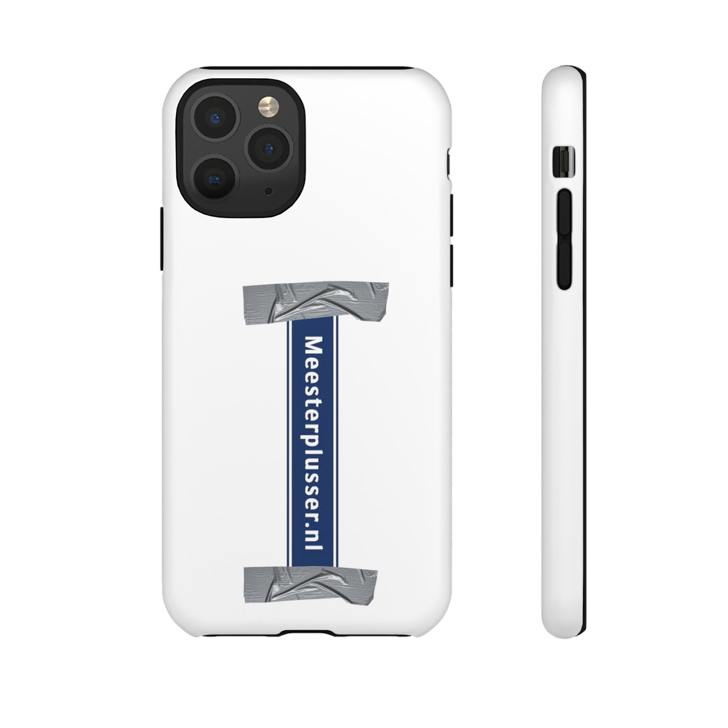 Meesterplusser straatbordlogo telefoon case