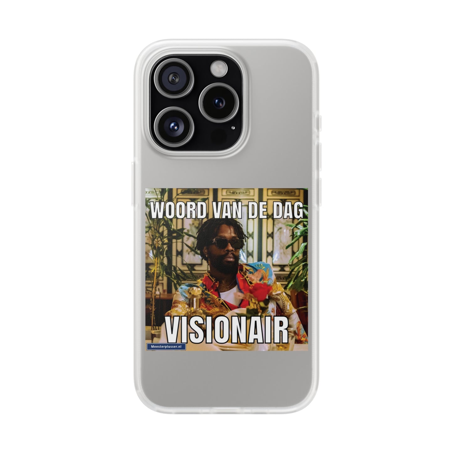 Word of the day 'Visionair' telefoonhoesje