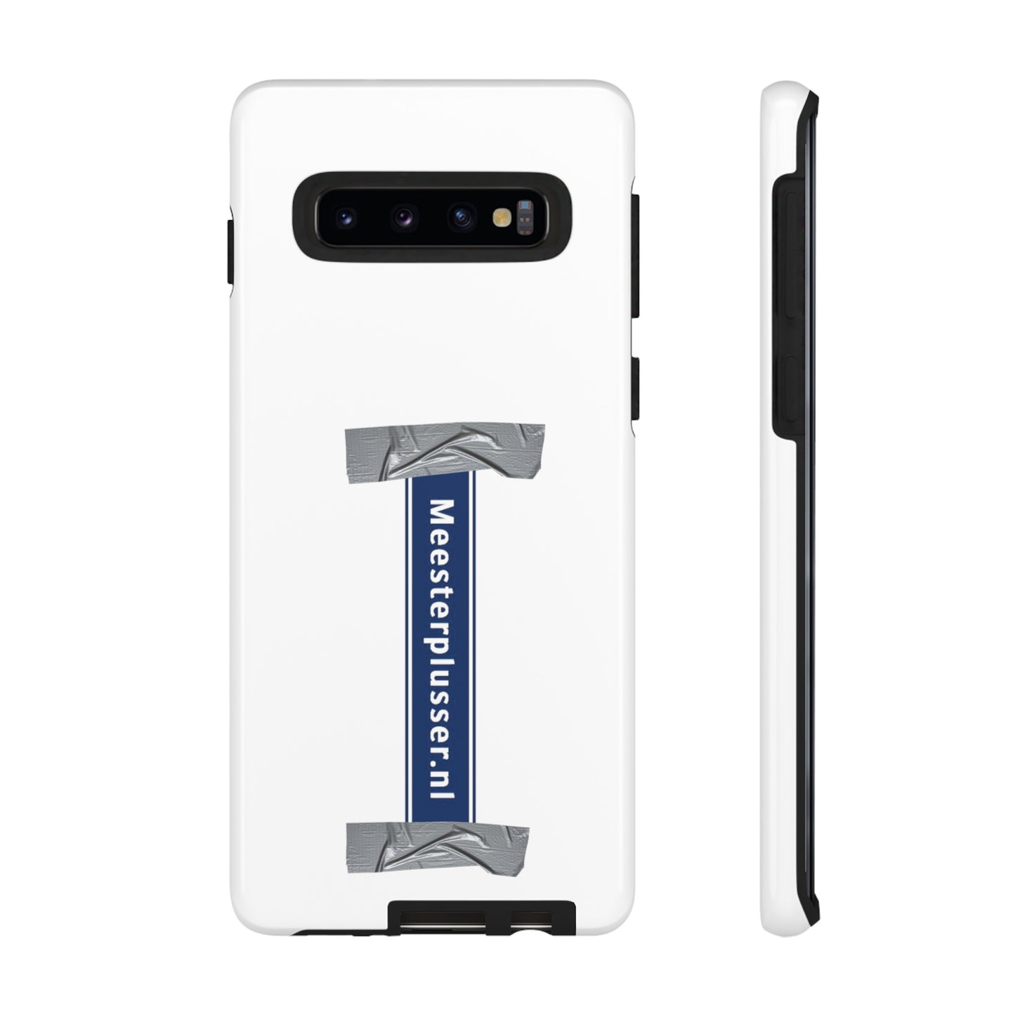 Meesterplusser straatbordlogo telefoon case