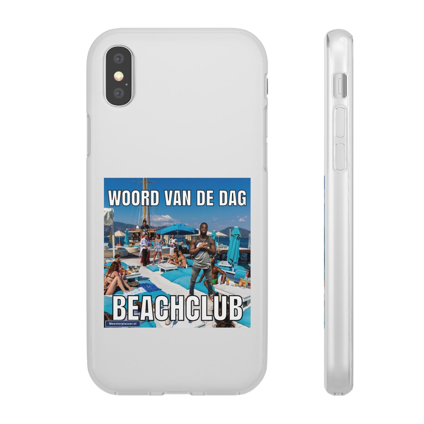 Word of the day 'Beachclub' telefoonhoesje