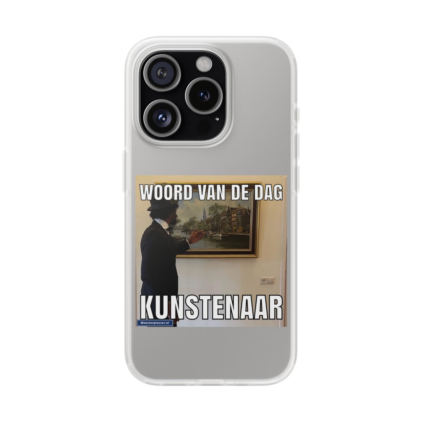 Word of the day 'Kunstenaar' telefoonhoesje