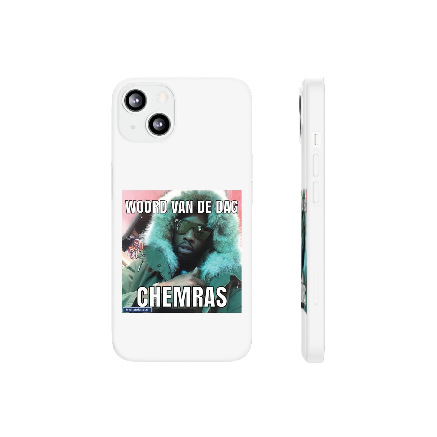 Word of the day 'Chemras' telefoonhoesje