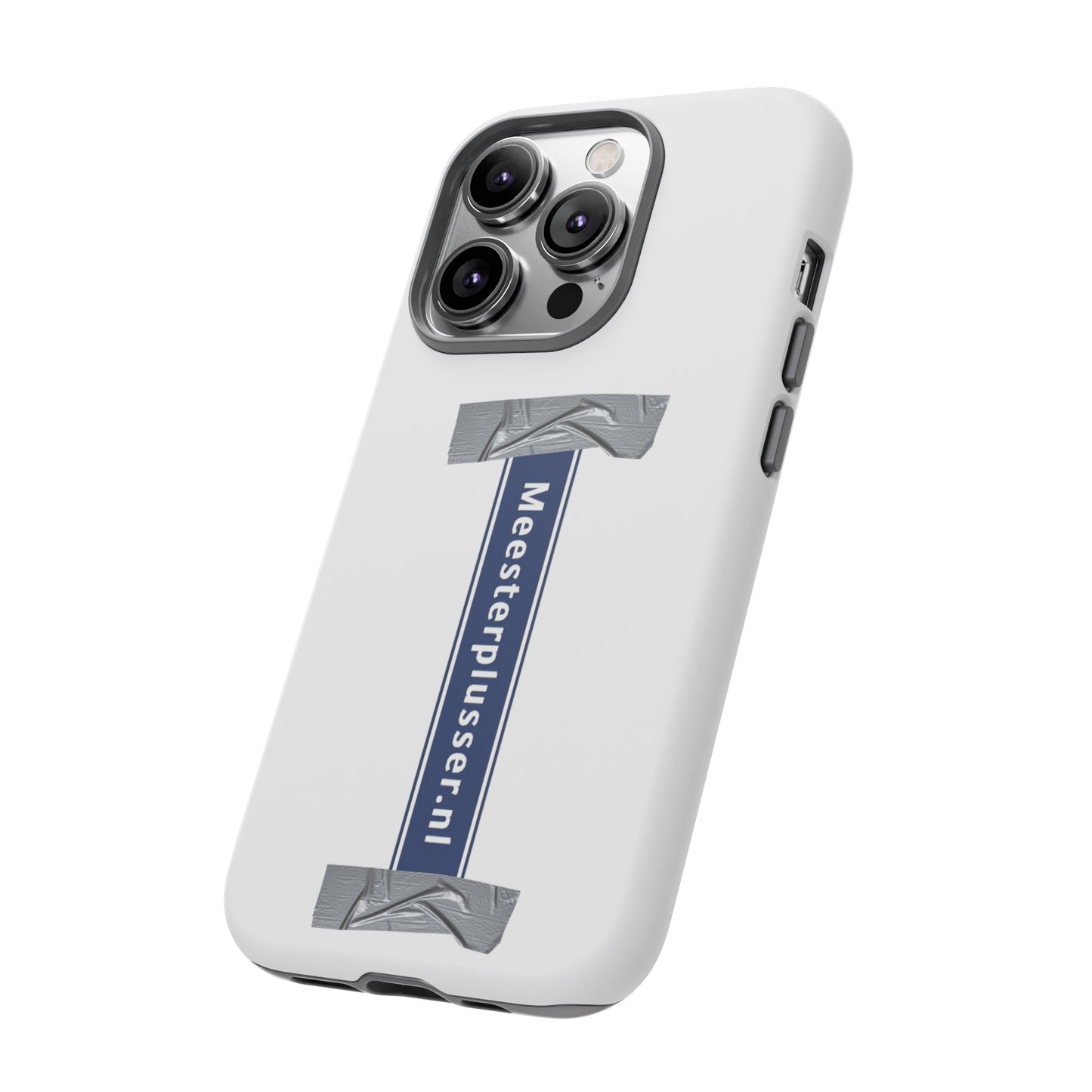 Meesterplusser straatbordlogo telefoon case