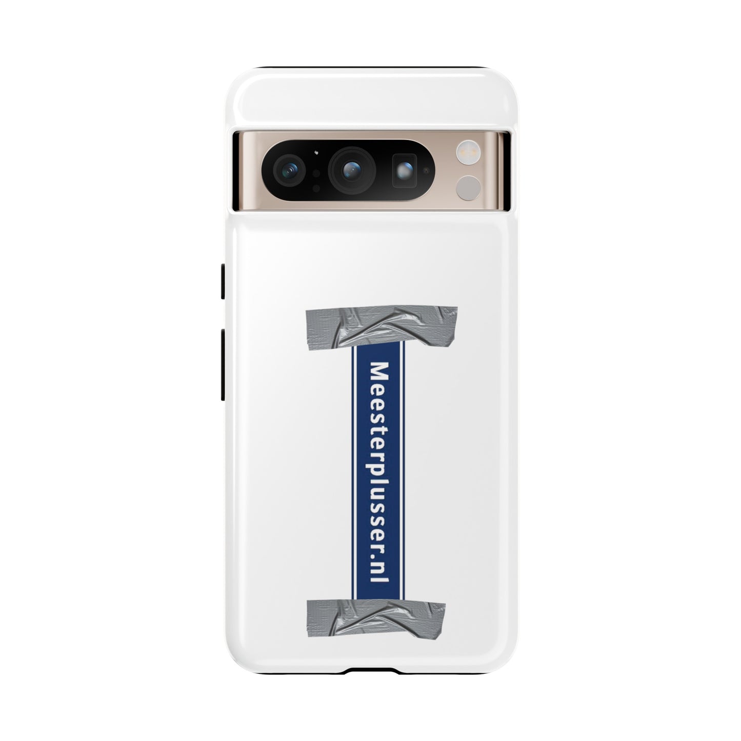 Meesterplusser straatbordlogo telefoon case