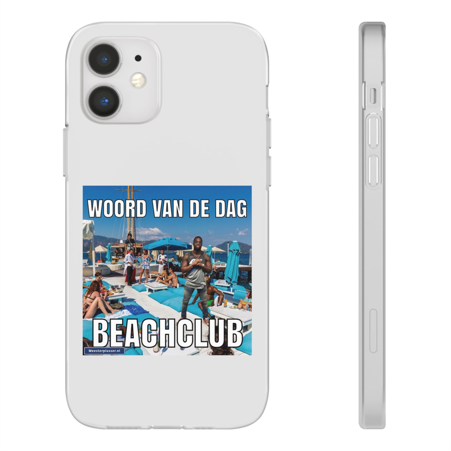Word of the day 'Beachclub' telefoonhoesje