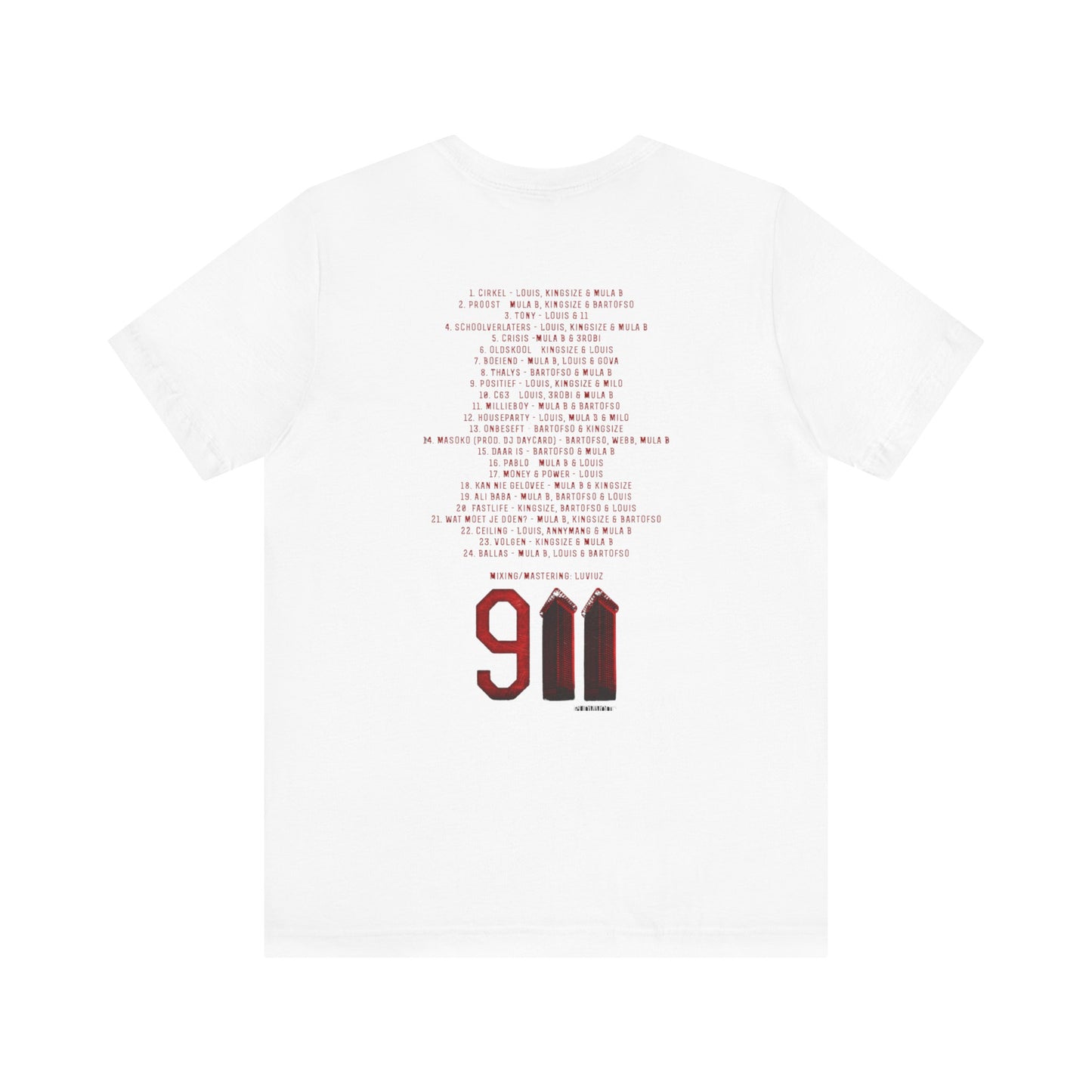 NegenElf Survivors Album T-shirt - Meesterplusser.nl