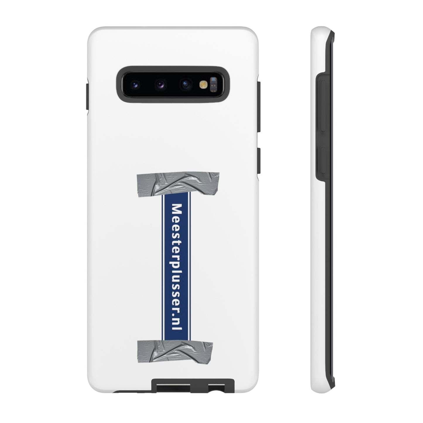 Meesterplusser straatbordlogo telefoon case