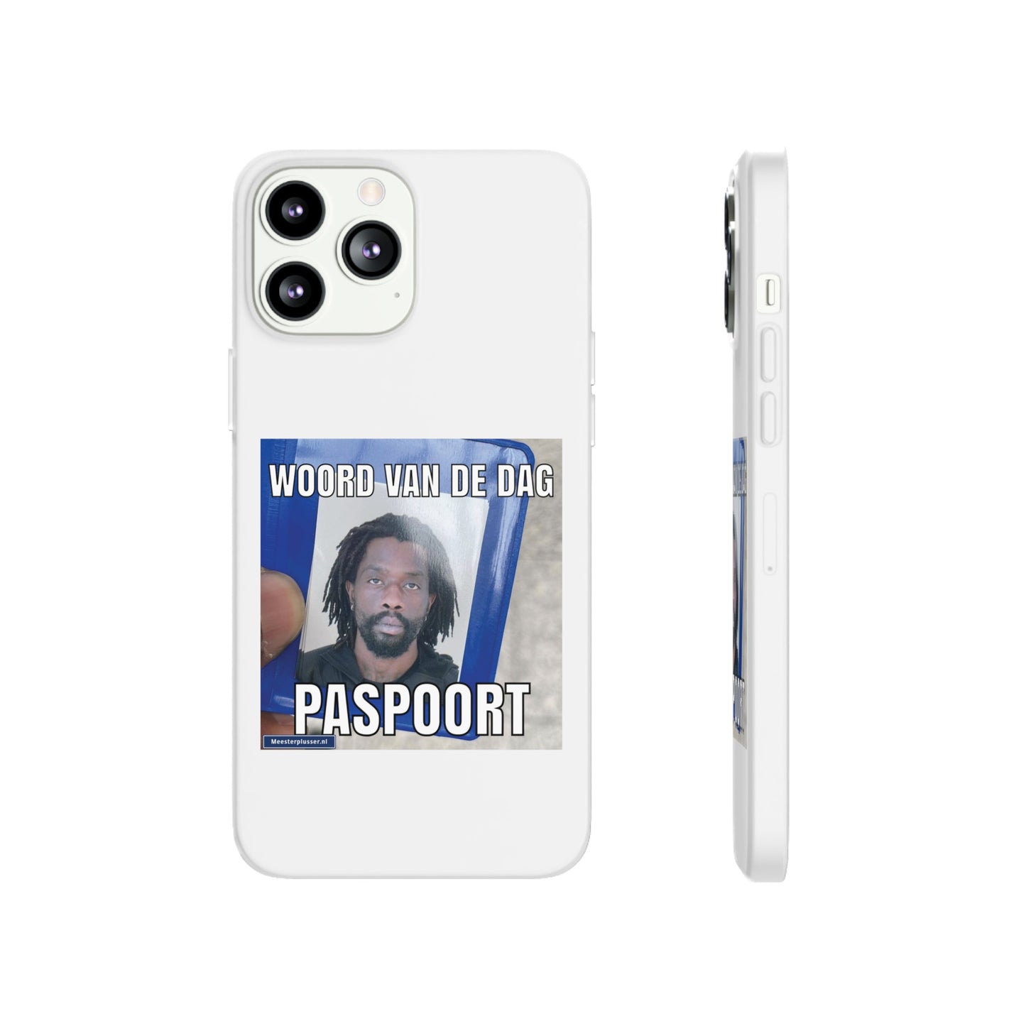 Word of the day 'Paspoort' telefoonhoesje
