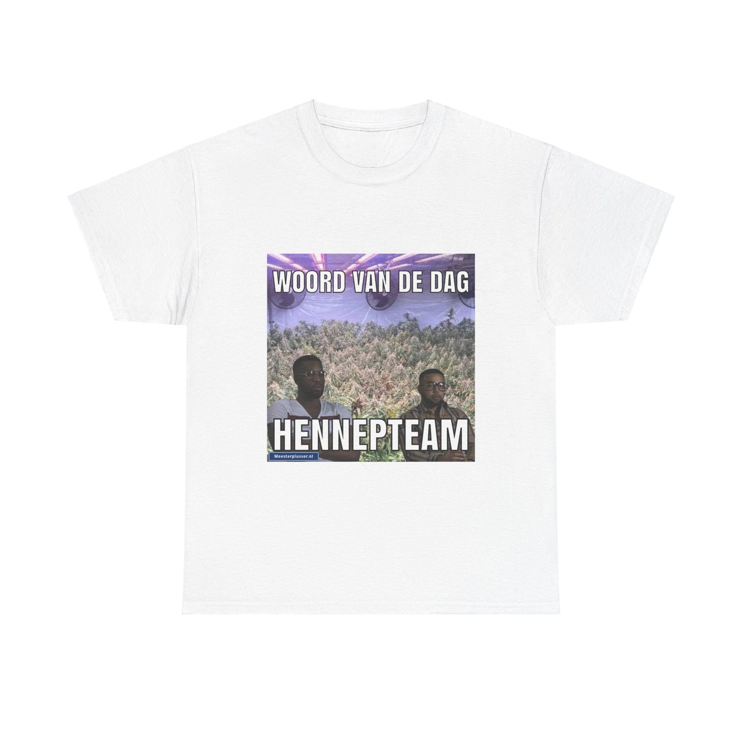''HennepTeam'' Word of the day T-shirt - Meesterplusser.nl