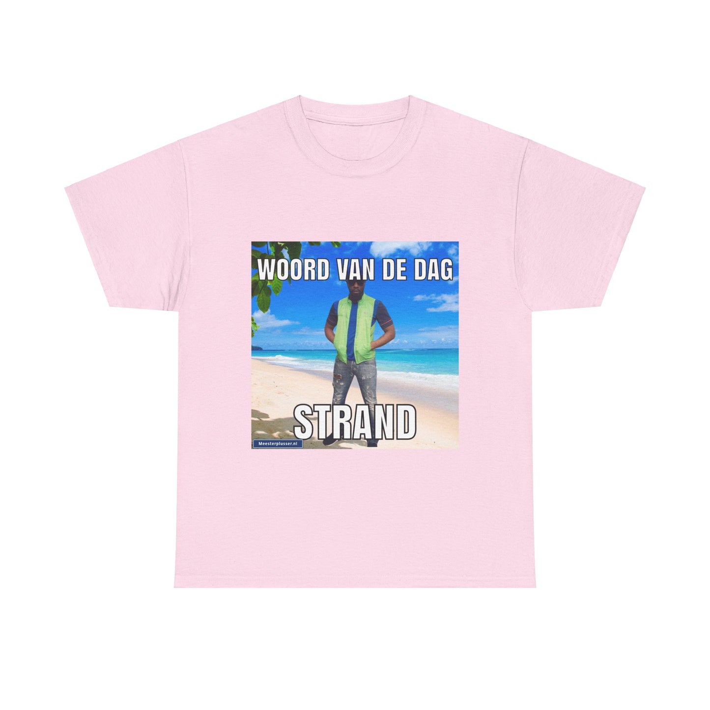 ''Strand'' Word of the day T-shirt - Meesterplusser.nl