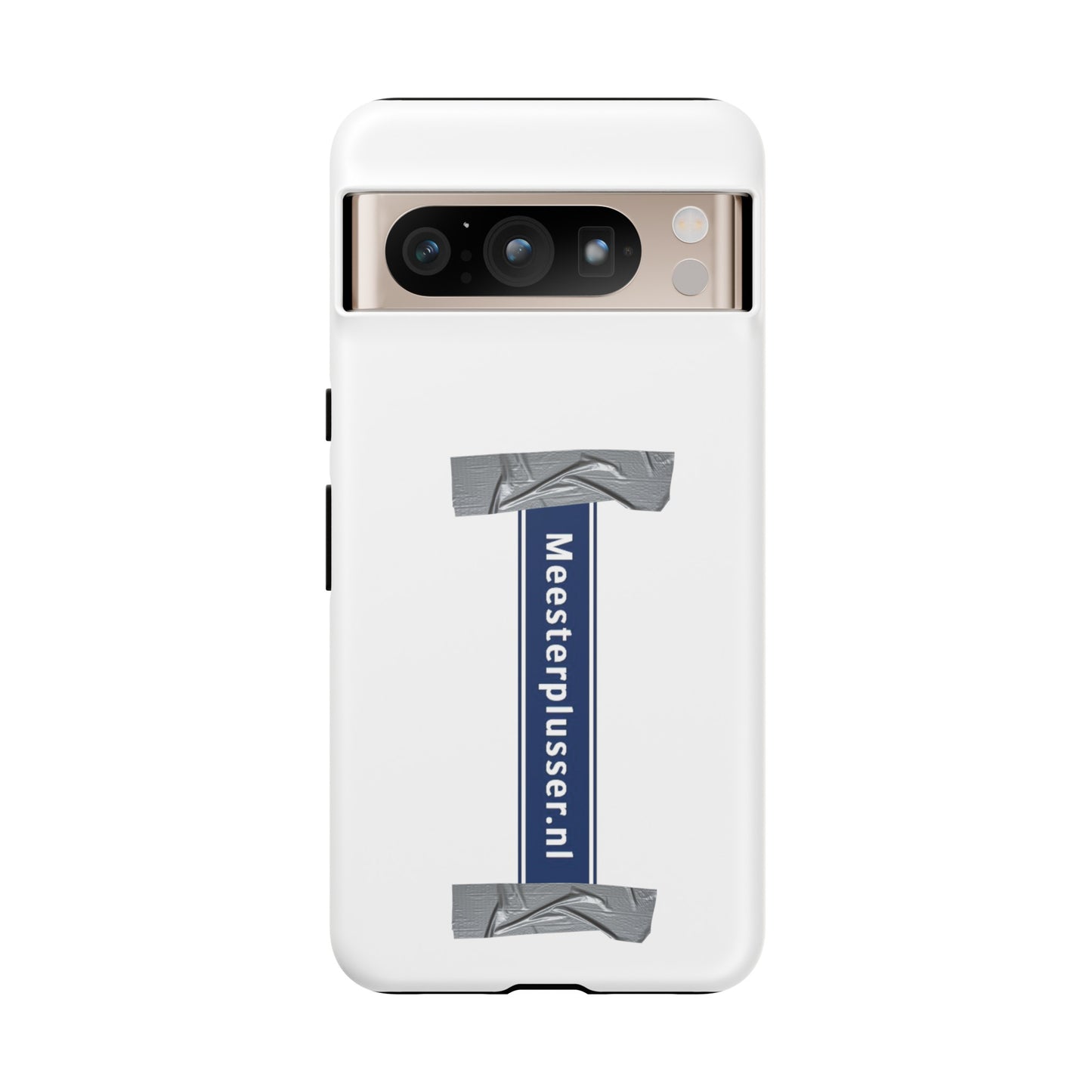 Meesterplusser straatbordlogo telefoon case