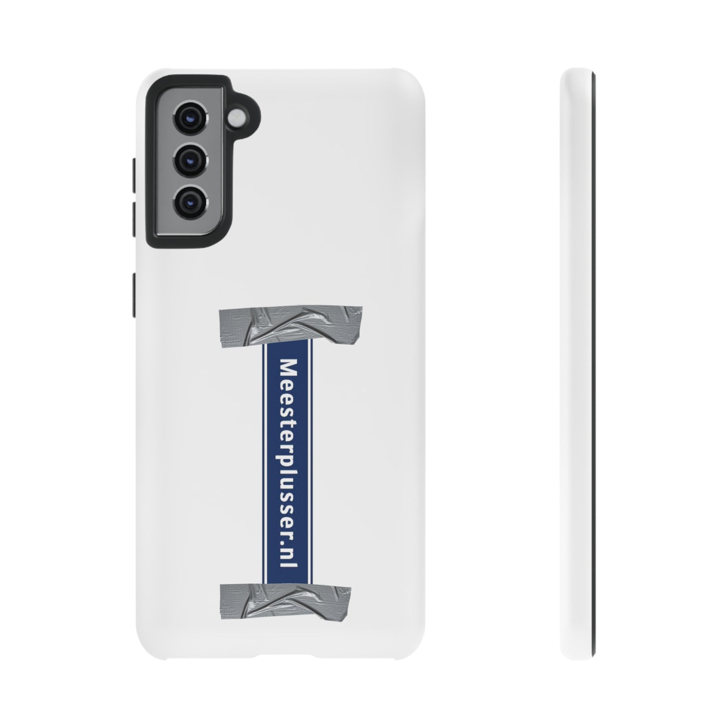 Meesterplusser straatbordlogo telefoon case