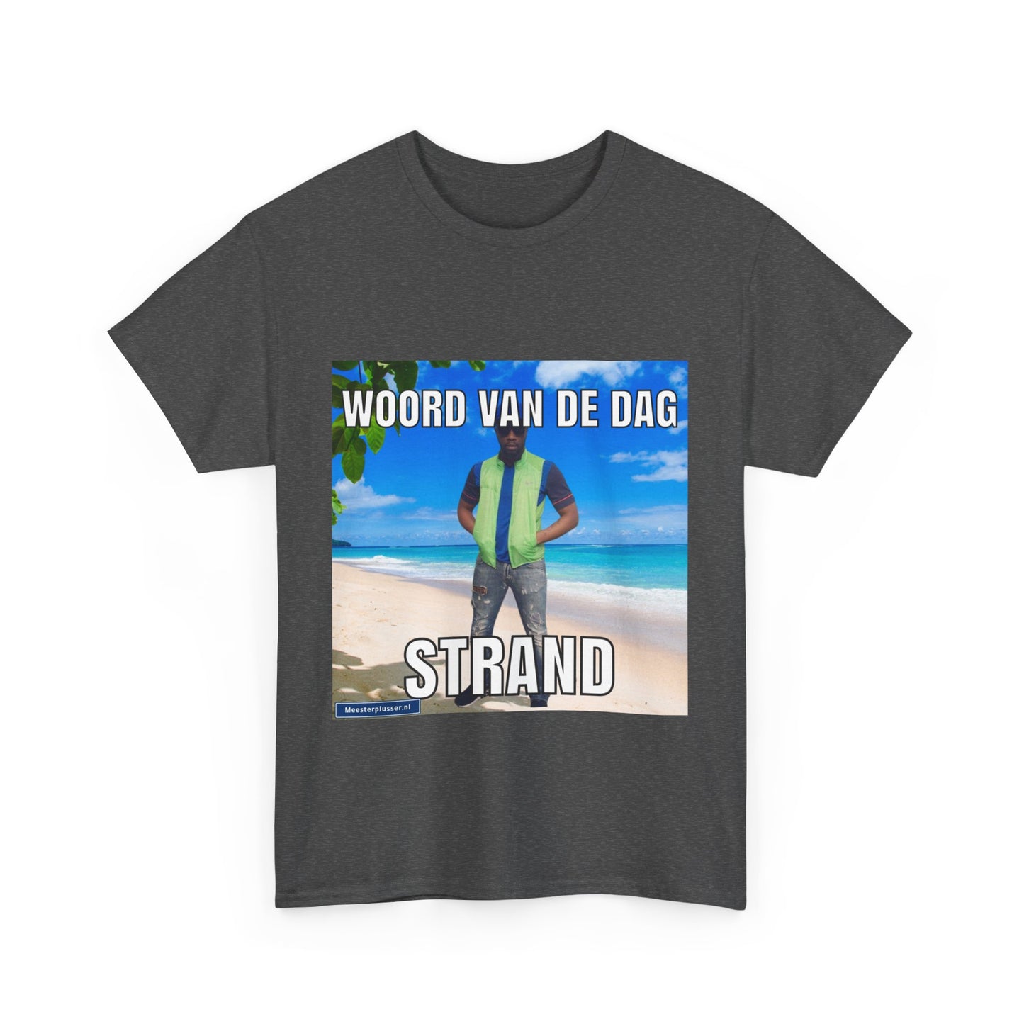 ''Strand'' Word of the day T-shirt - Meesterplusser.nl