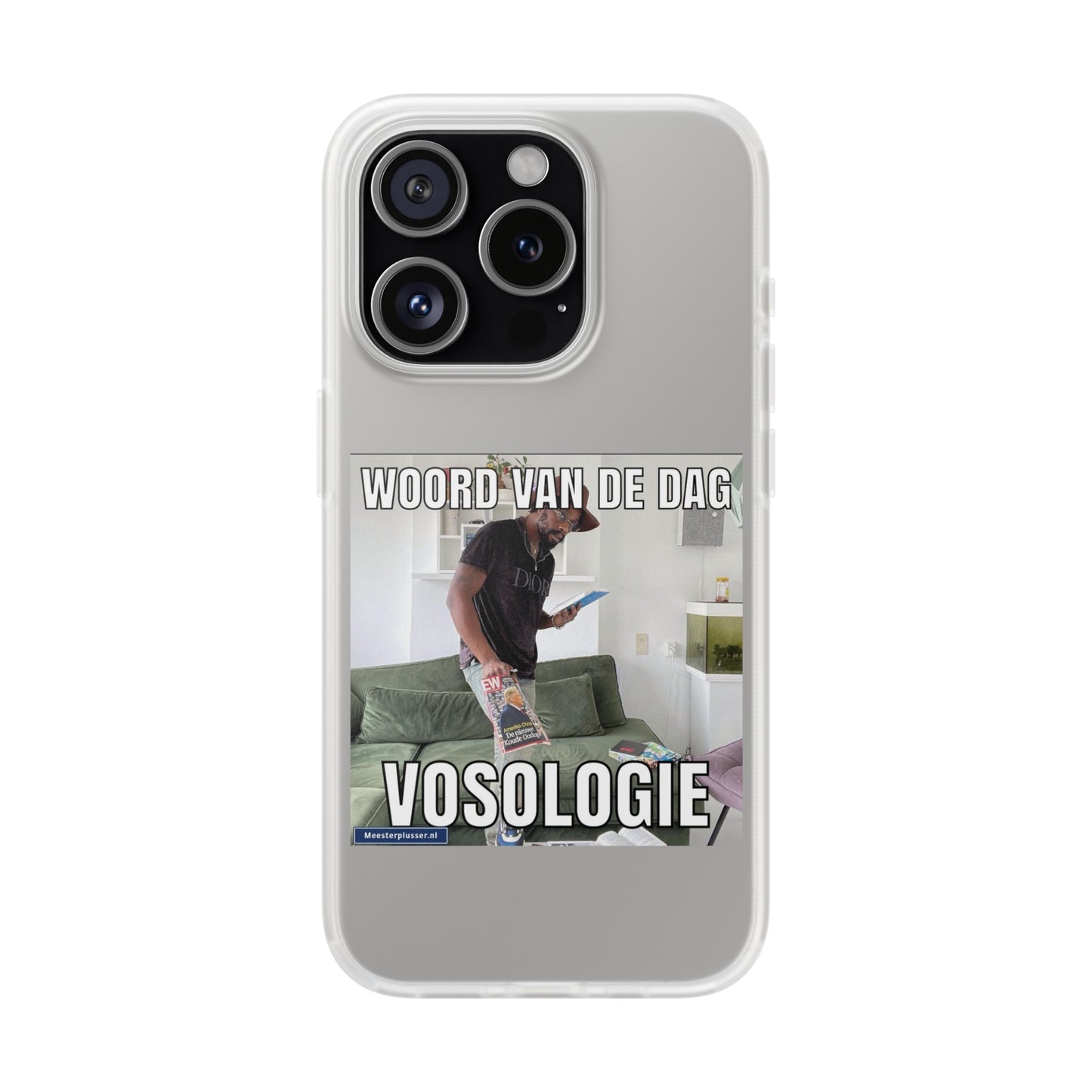 Word of the day 'Vosologie' telefoonhoesje