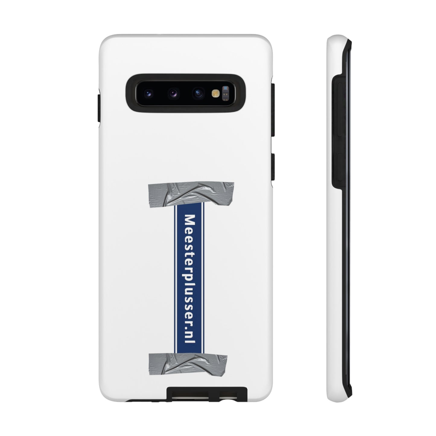 Meesterplusser straatbordlogo telefoon case