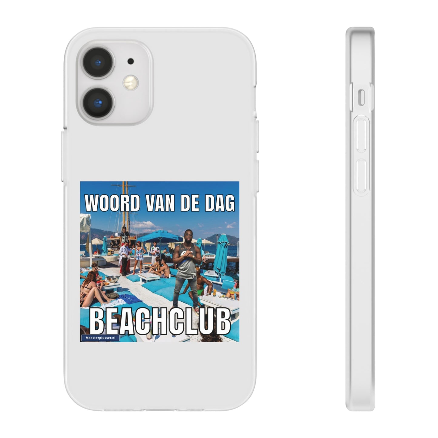Word of the day 'Beachclub' telefoonhoesje