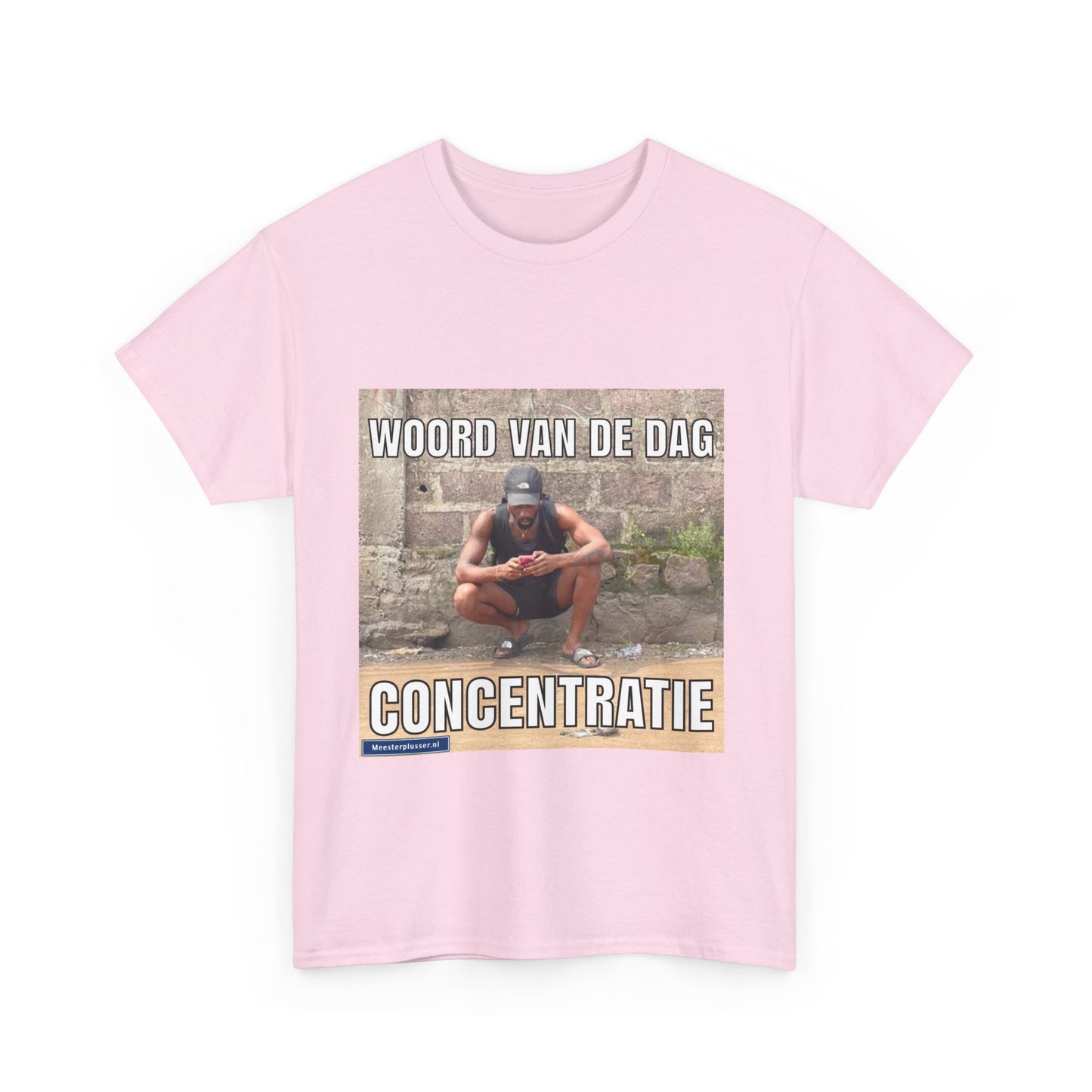 ''Concentratie'' Word of the day T-shirt - Meesterplusser.nl