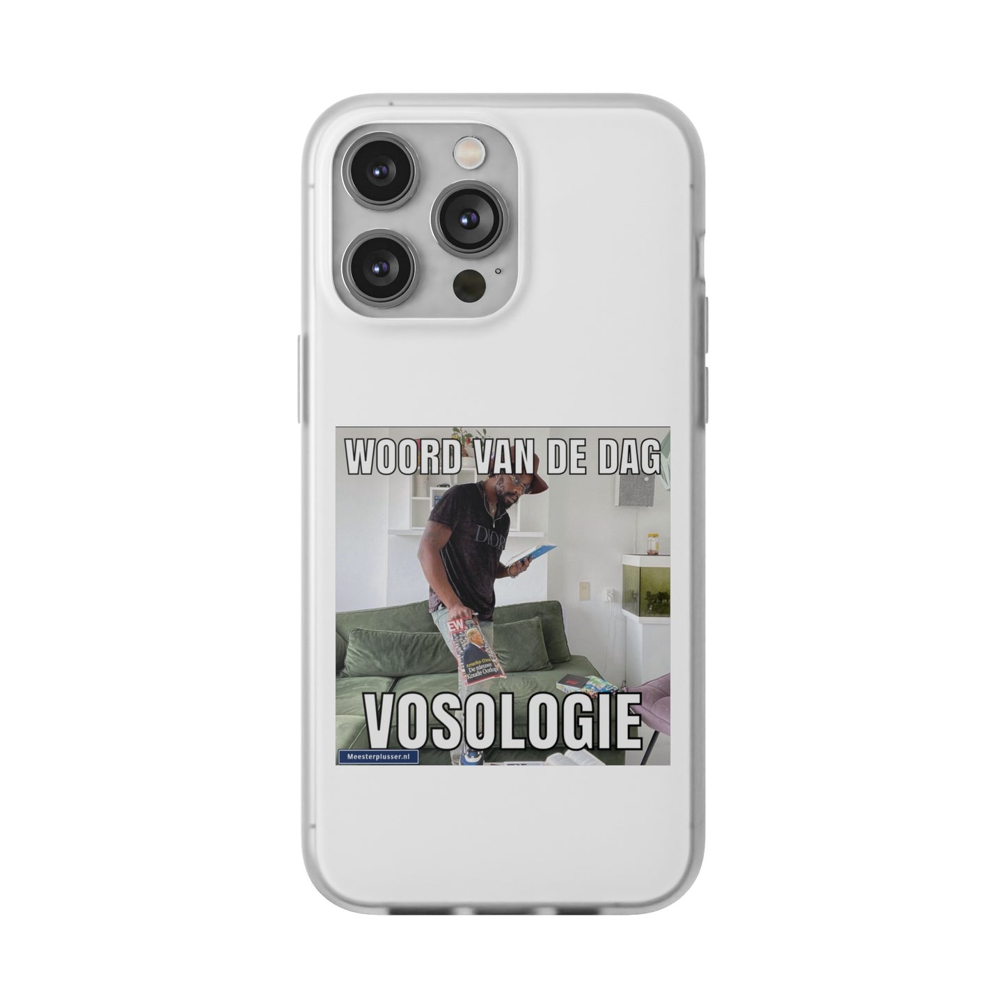 Word of the day 'Vosologie' telefoonhoesje