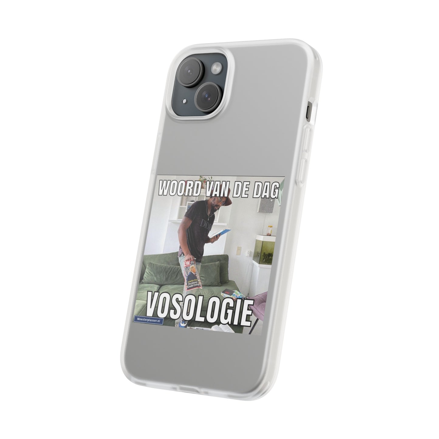 Word of the day 'Vosologie' telefoonhoesje