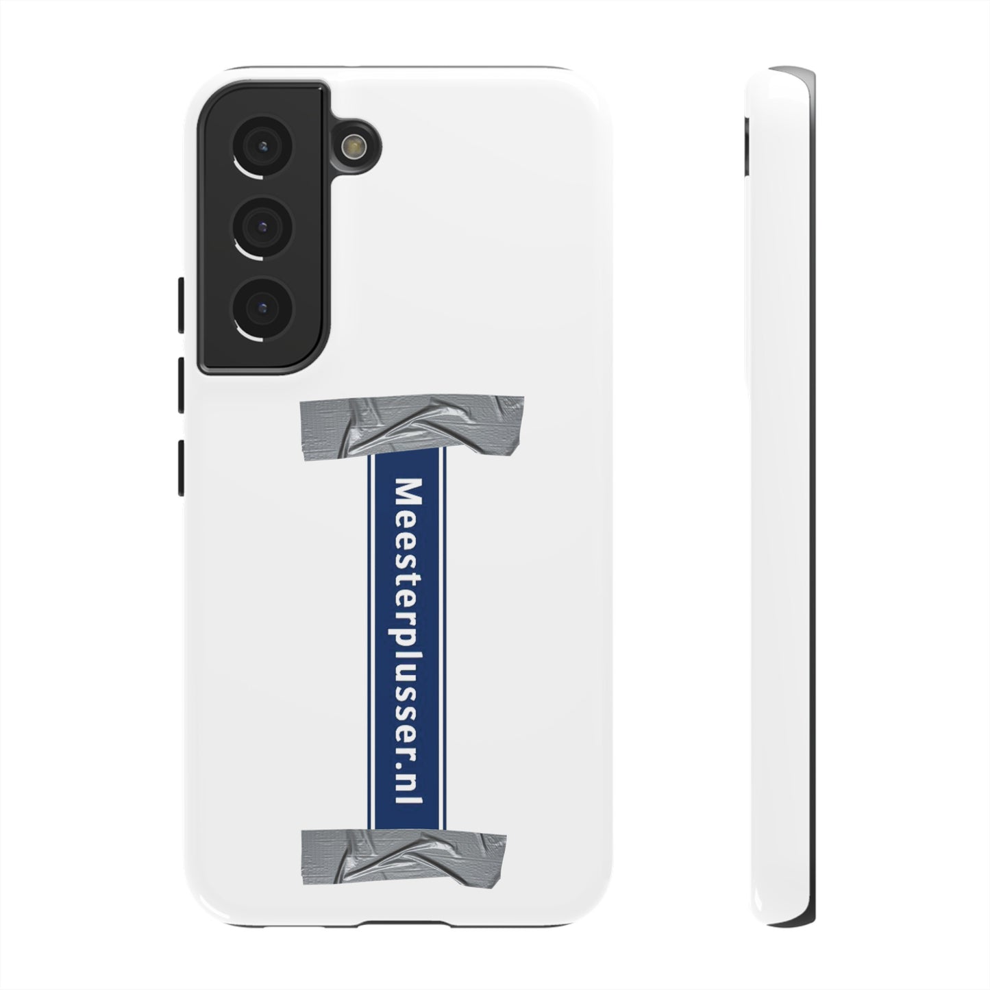Meesterplusser straatbordlogo telefoon case
