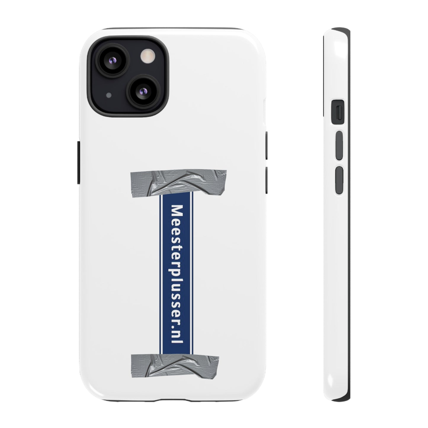 Meesterplusser straatbordlogo telefoon case