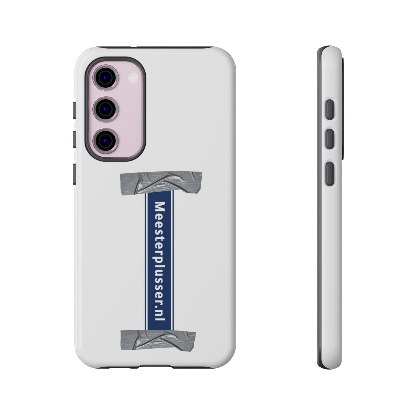 Meesterplusser straatbordlogo telefoon case