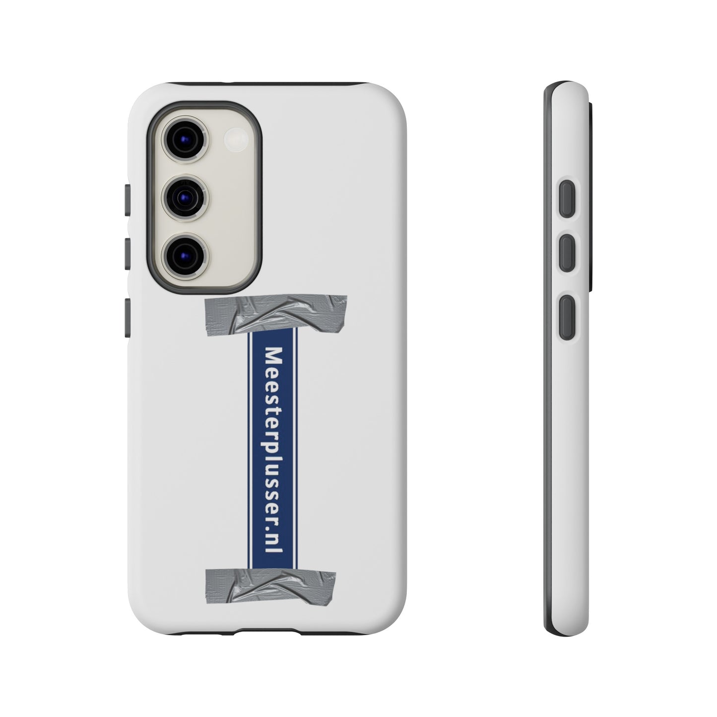 Meesterplusser straatbordlogo telefoon case