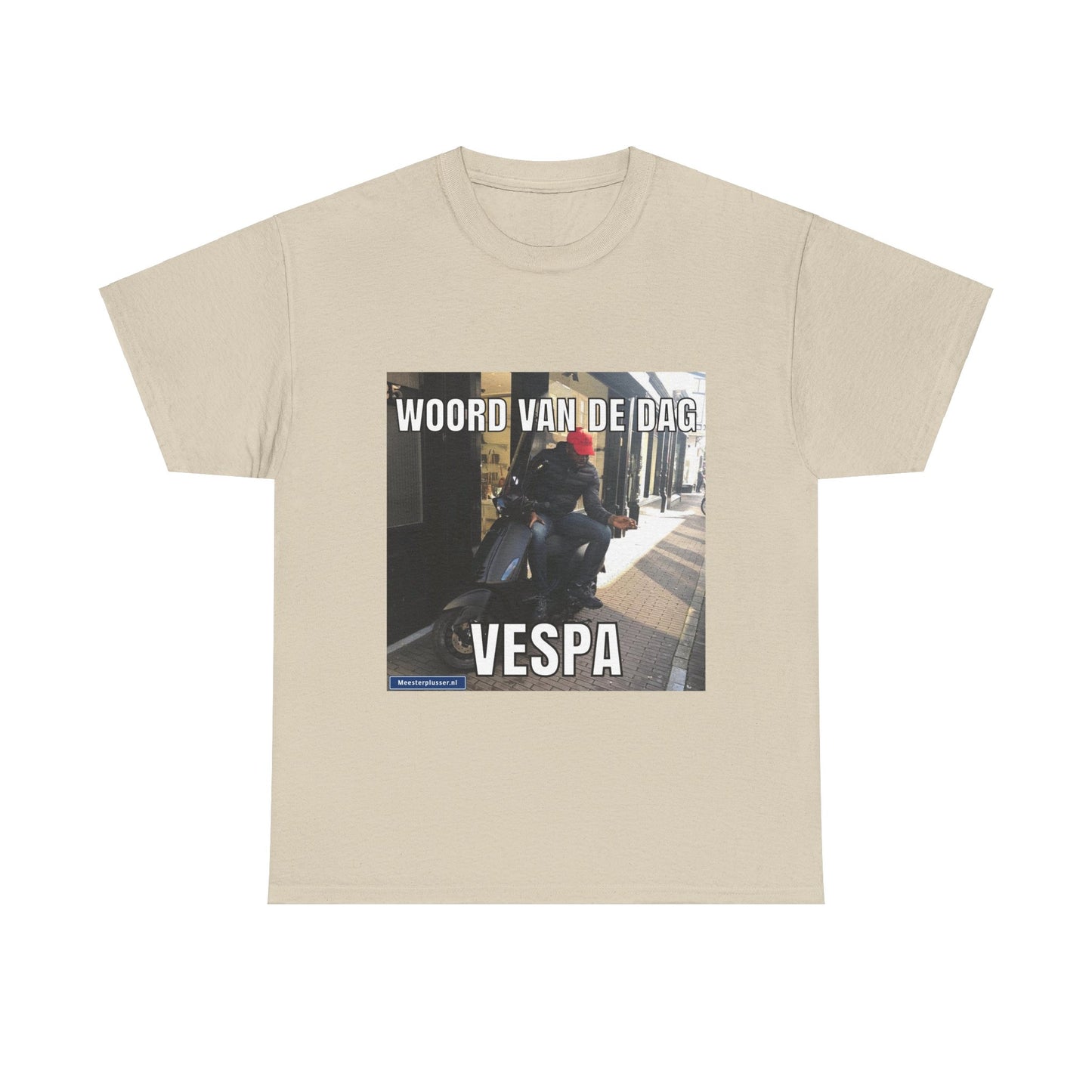 ''Vespa'' Word of the day T-shirt - Meesterplusser.nl