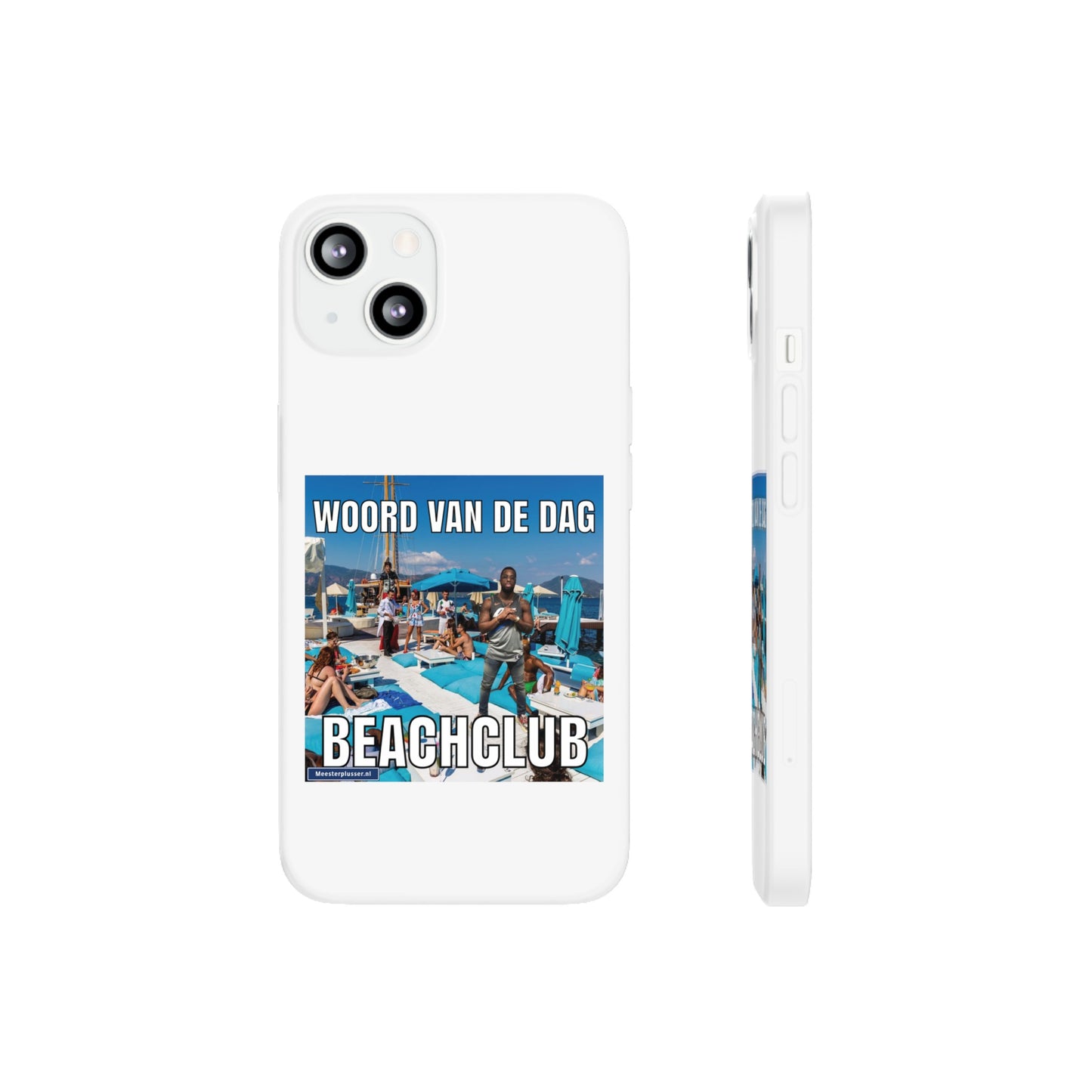 Word of the day 'Beachclub' telefoonhoesje