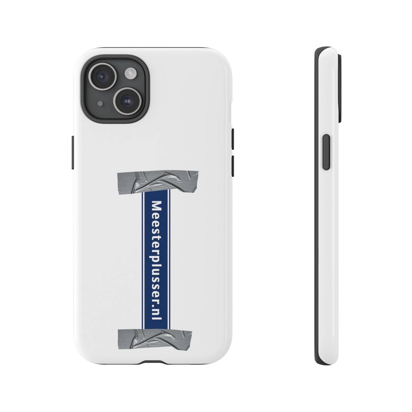 Meesterplusser straatbordlogo telefoon case