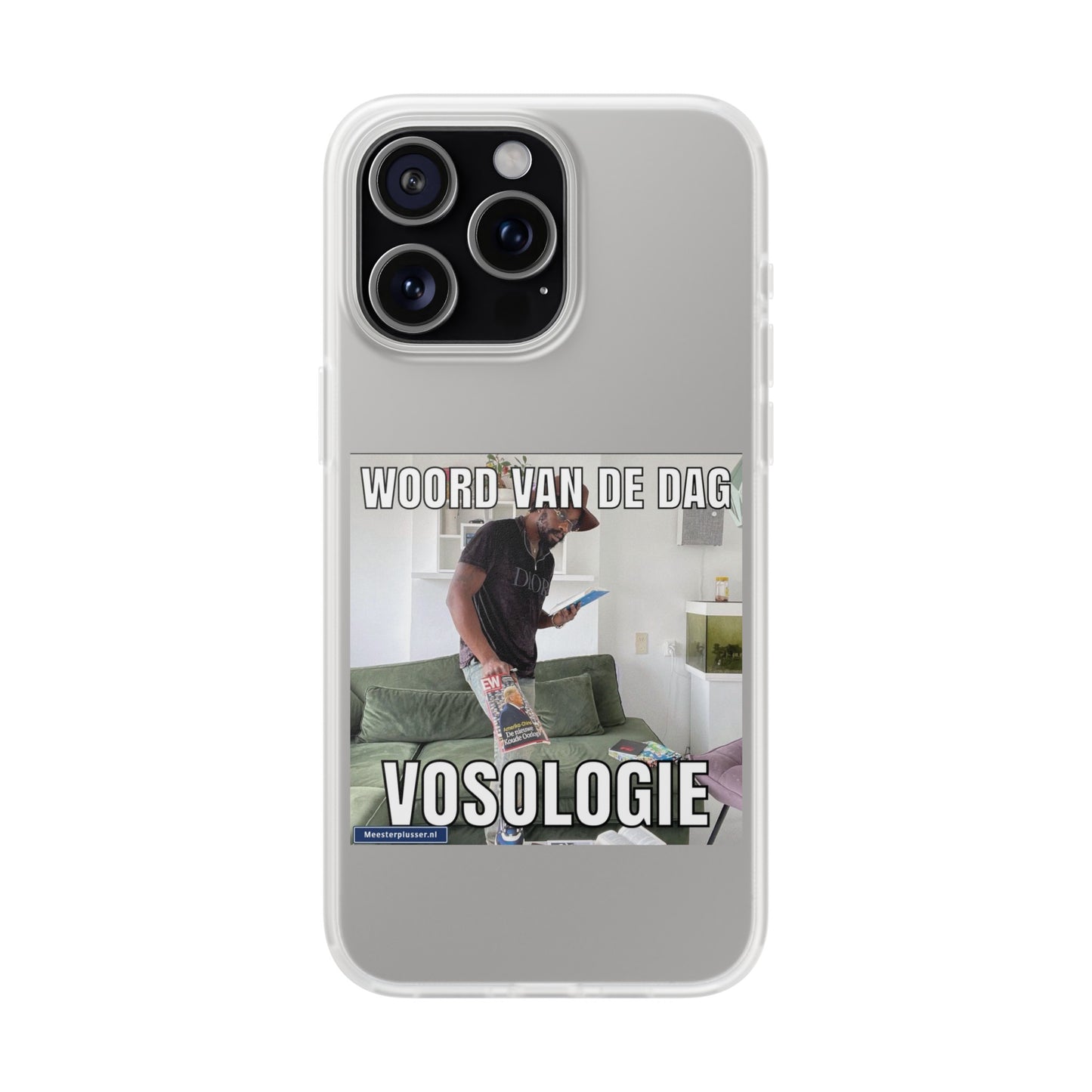 Word of the day 'Vosologie' telefoonhoesje