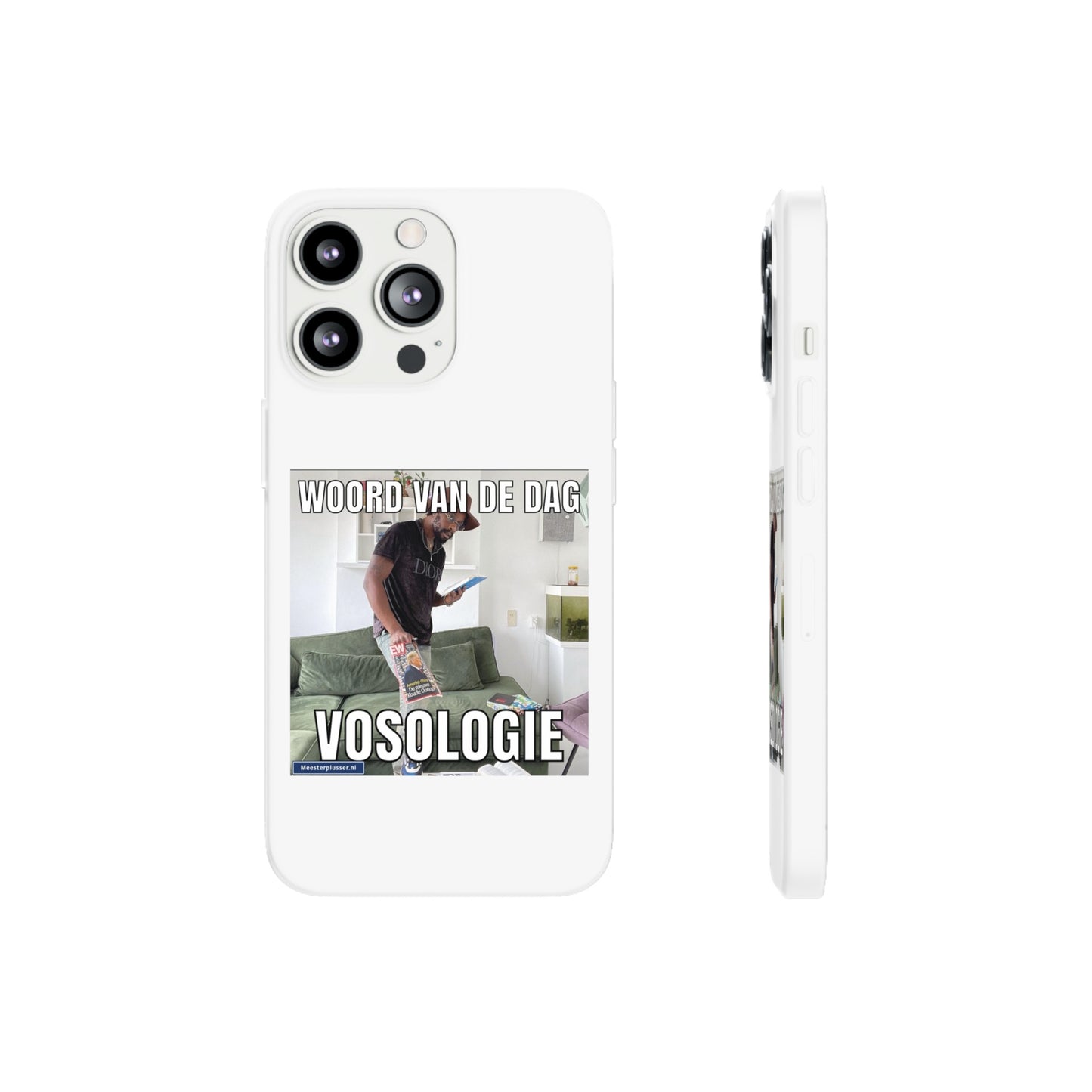 Word of the day 'Vosologie' telefoonhoesje