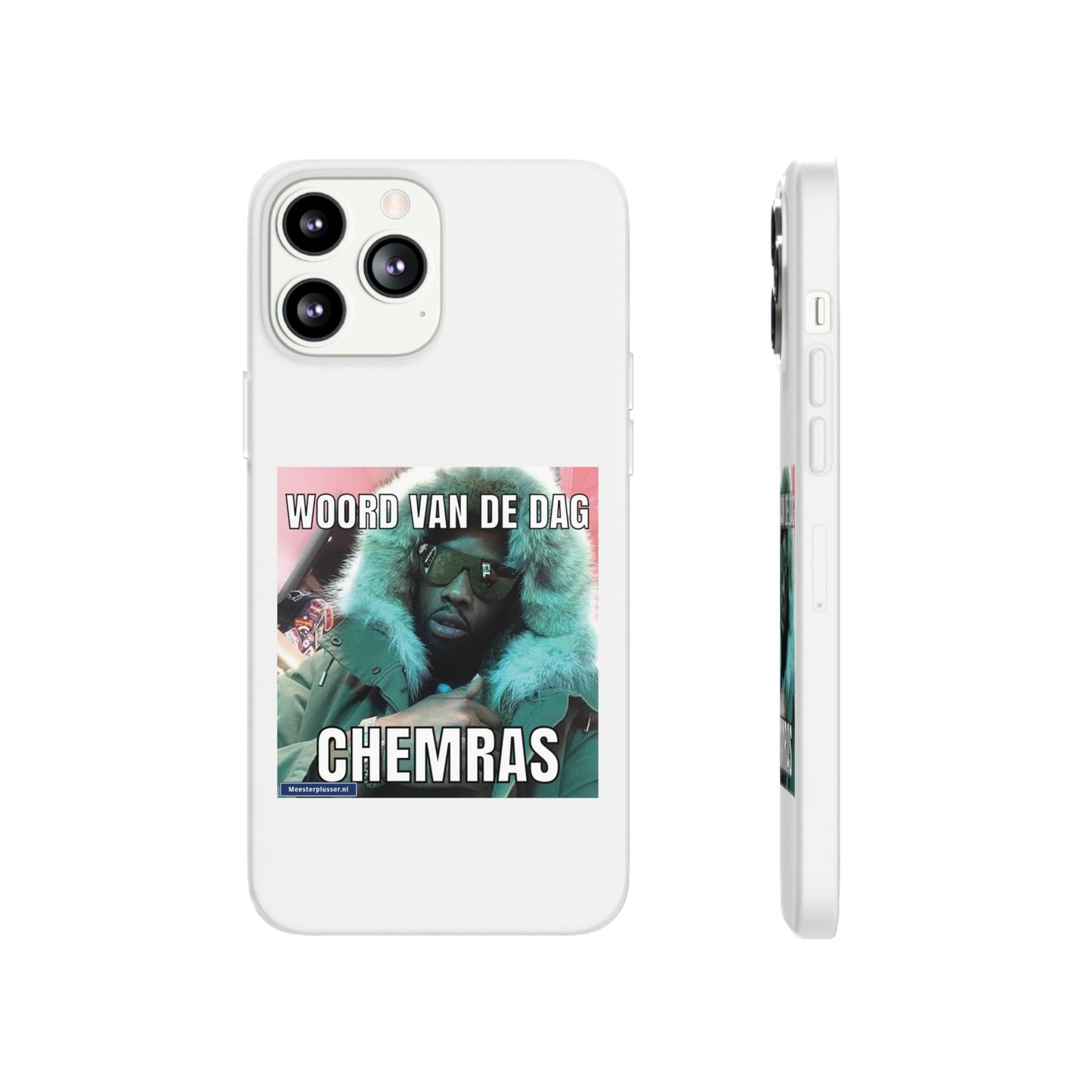 Word of the day 'Chemras' telefoonhoesje