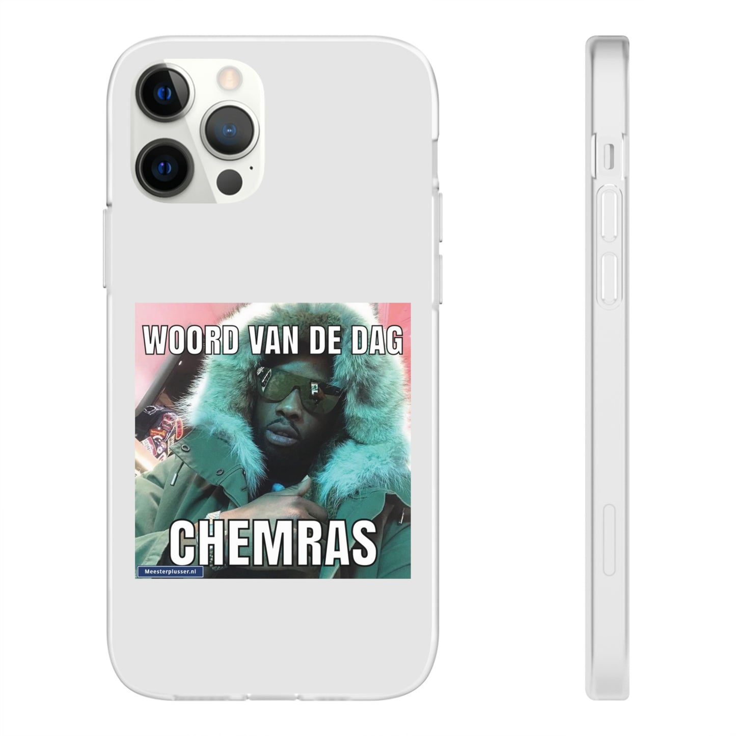 Word of the day 'Chemras' telefoonhoesje