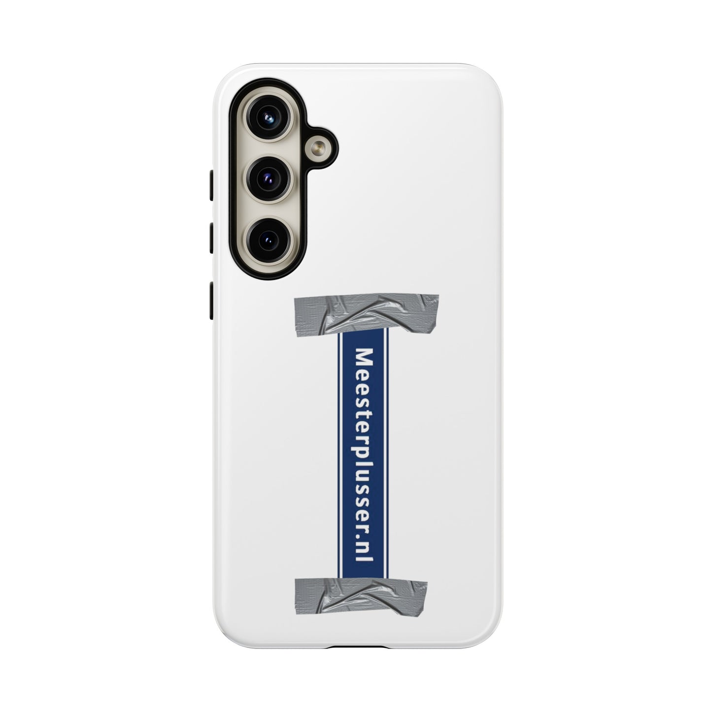 Meesterplusser straatbordlogo telefoon case
