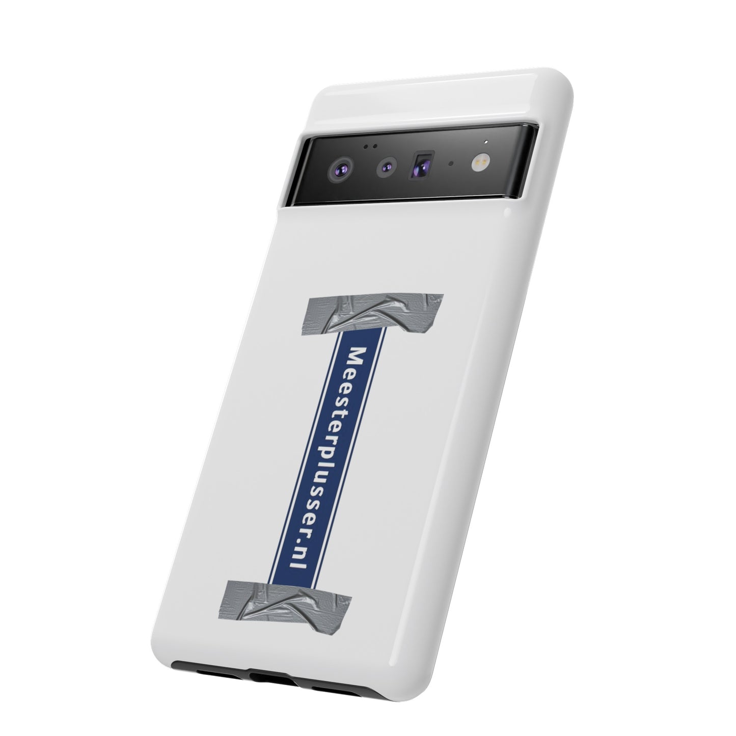 Meesterplusser straatbordlogo telefoon case