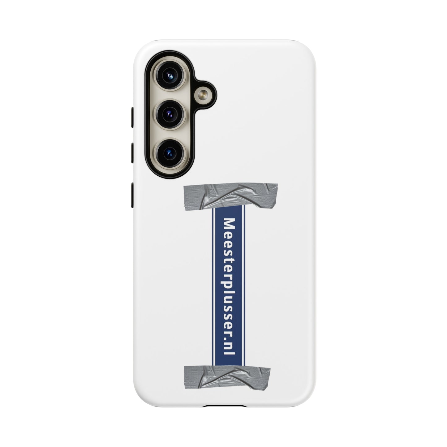 Meesterplusser straatbordlogo telefoon case