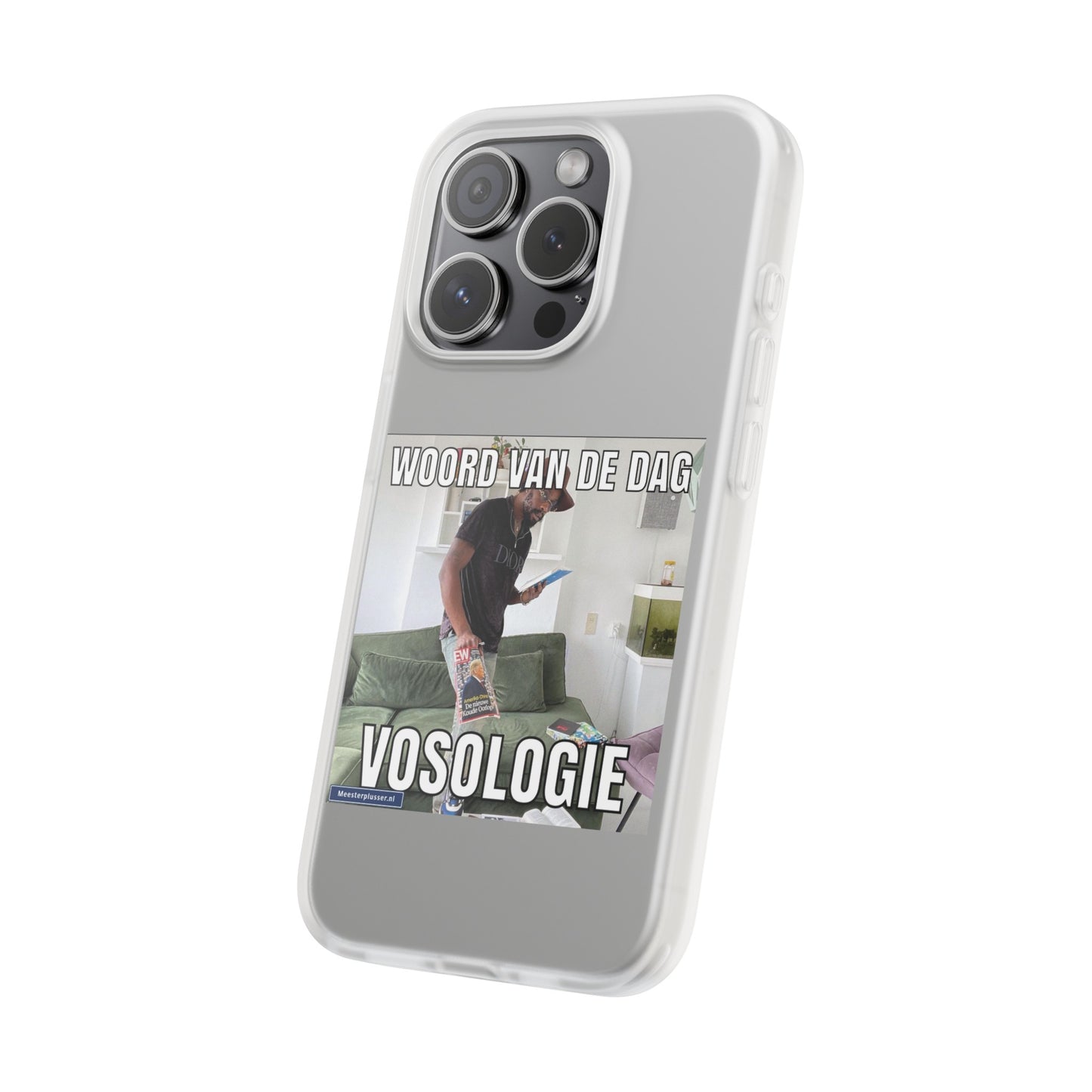 Word of the day 'Vosologie' telefoonhoesje