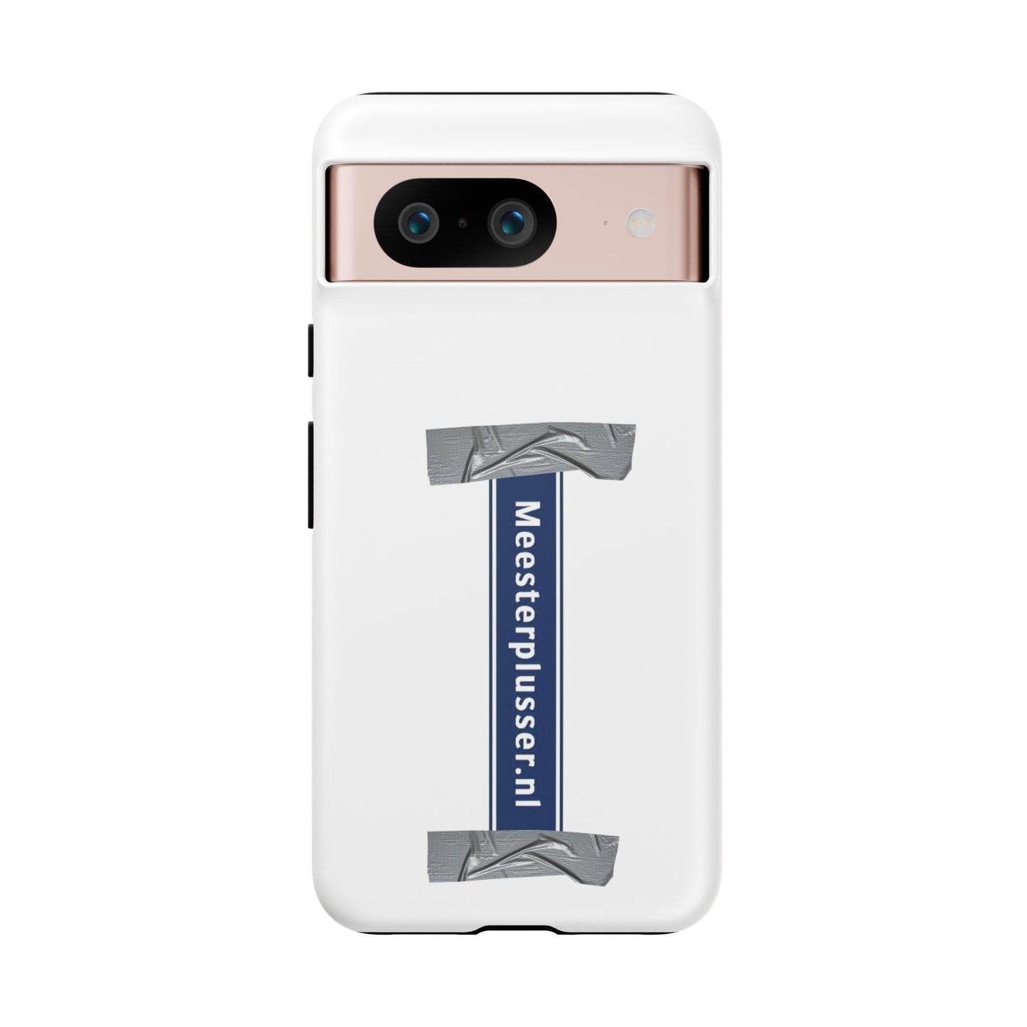 Meesterplusser straatbordlogo telefoon case