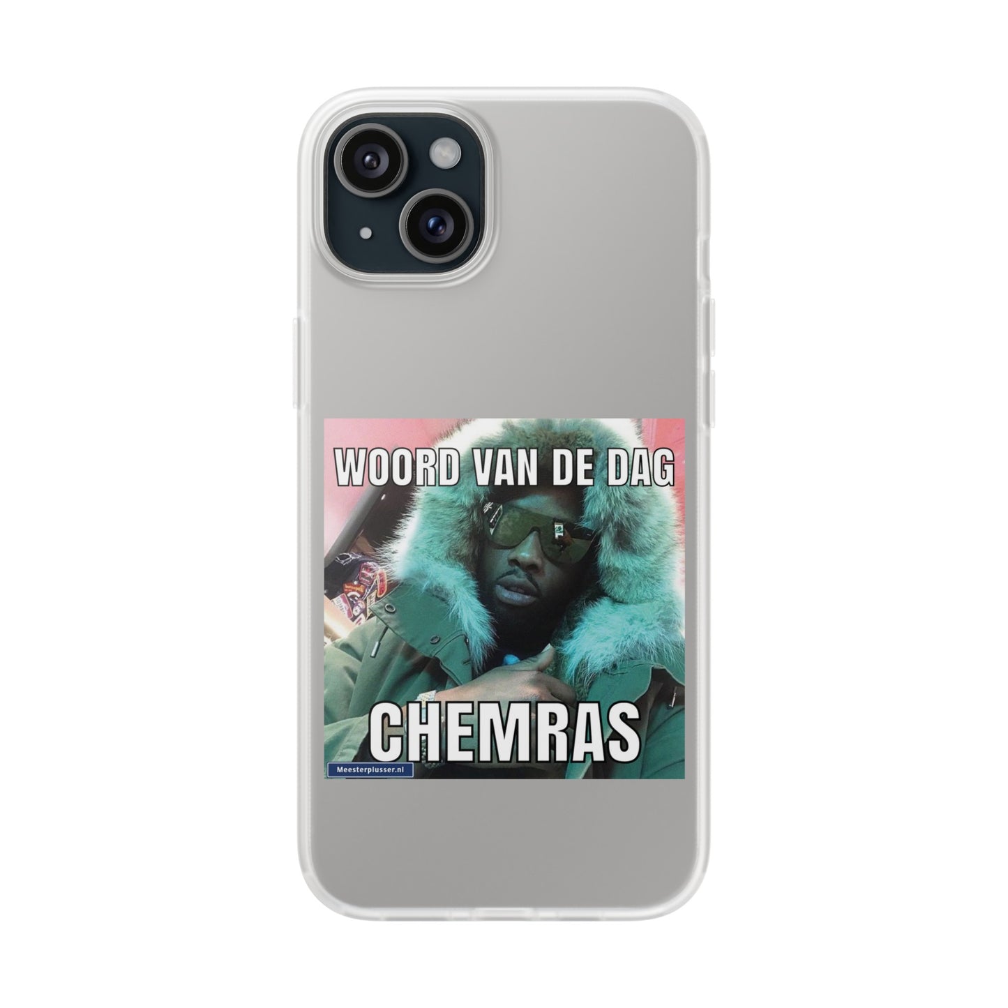 Word of the day 'Chemras' telefoonhoesje