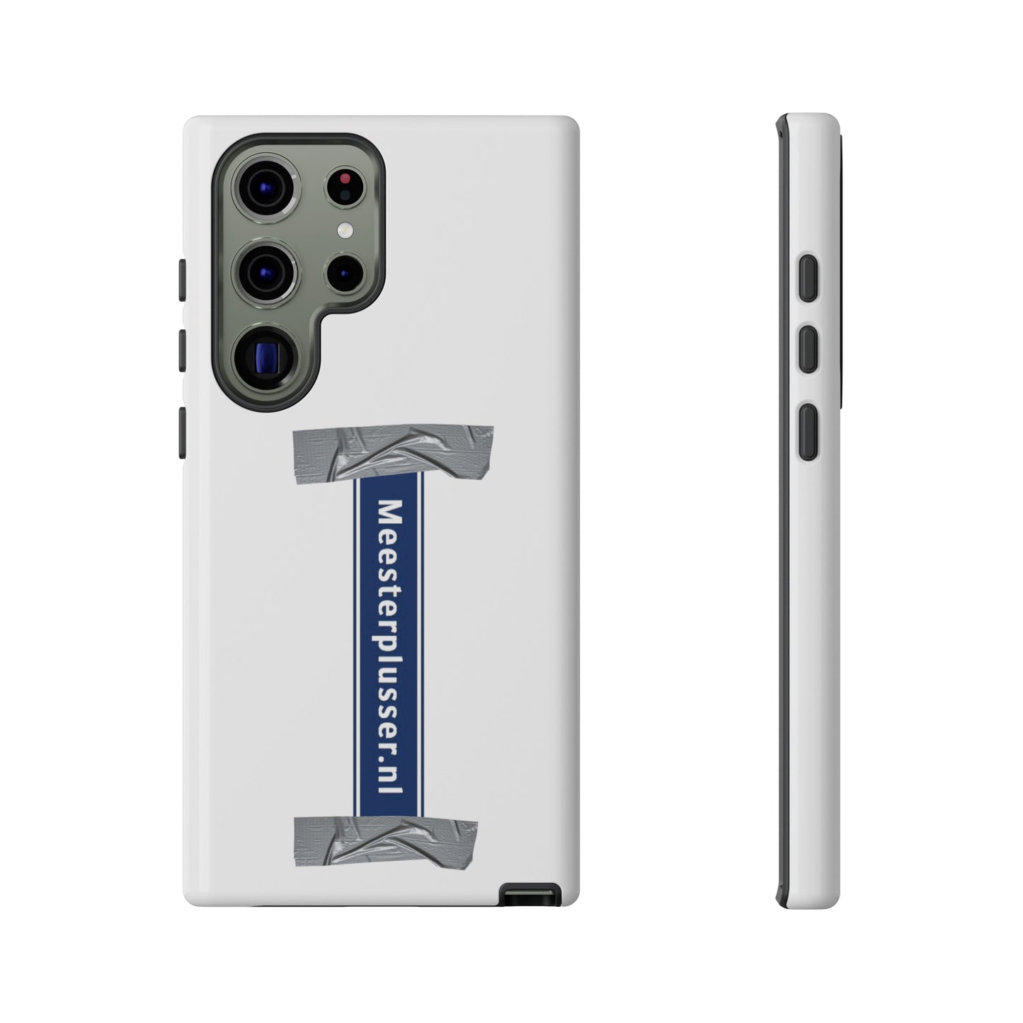 Meesterplusser straatbordlogo telefoon case