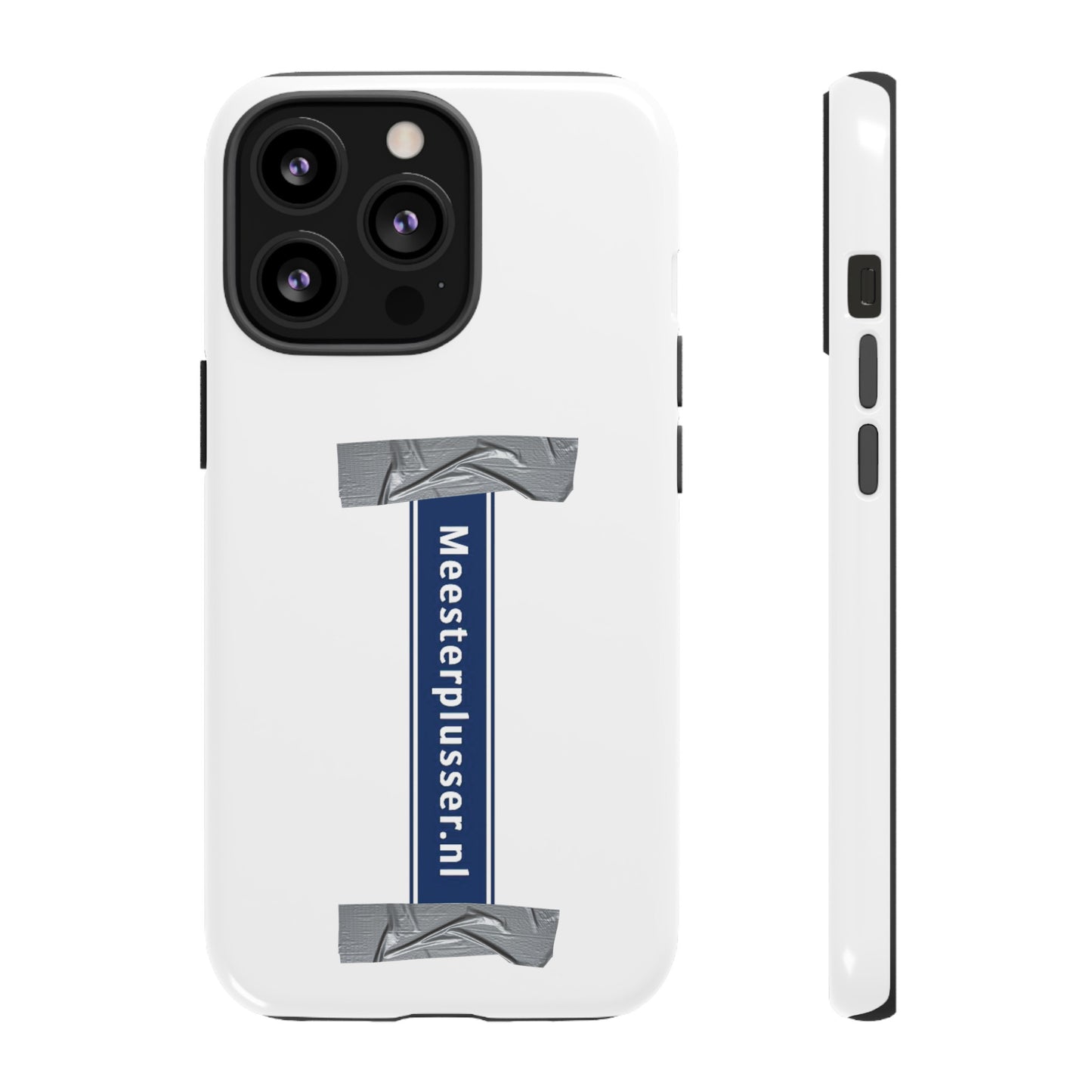 Meesterplusser straatbordlogo telefoon case