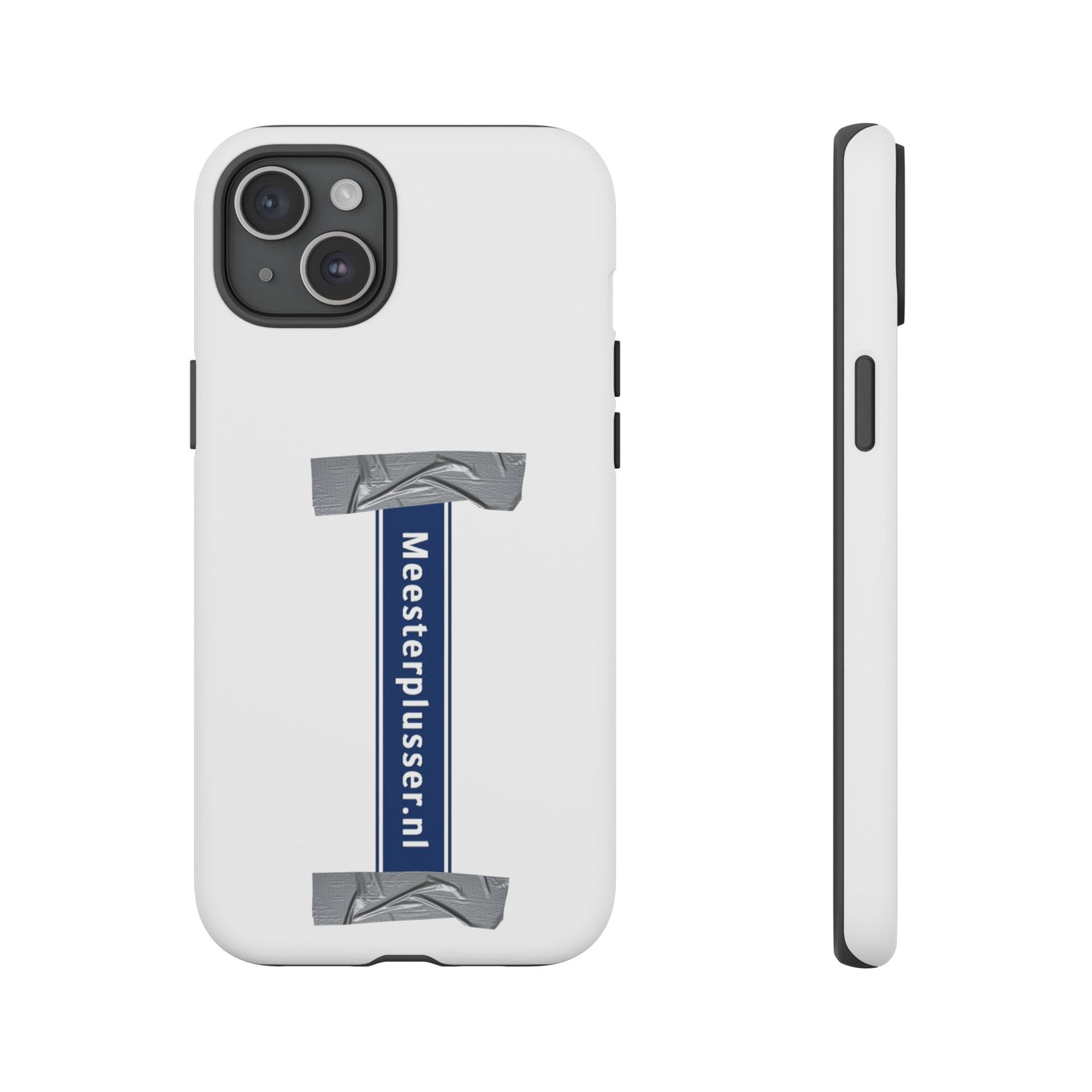 Meesterplusser straatbordlogo telefoon case