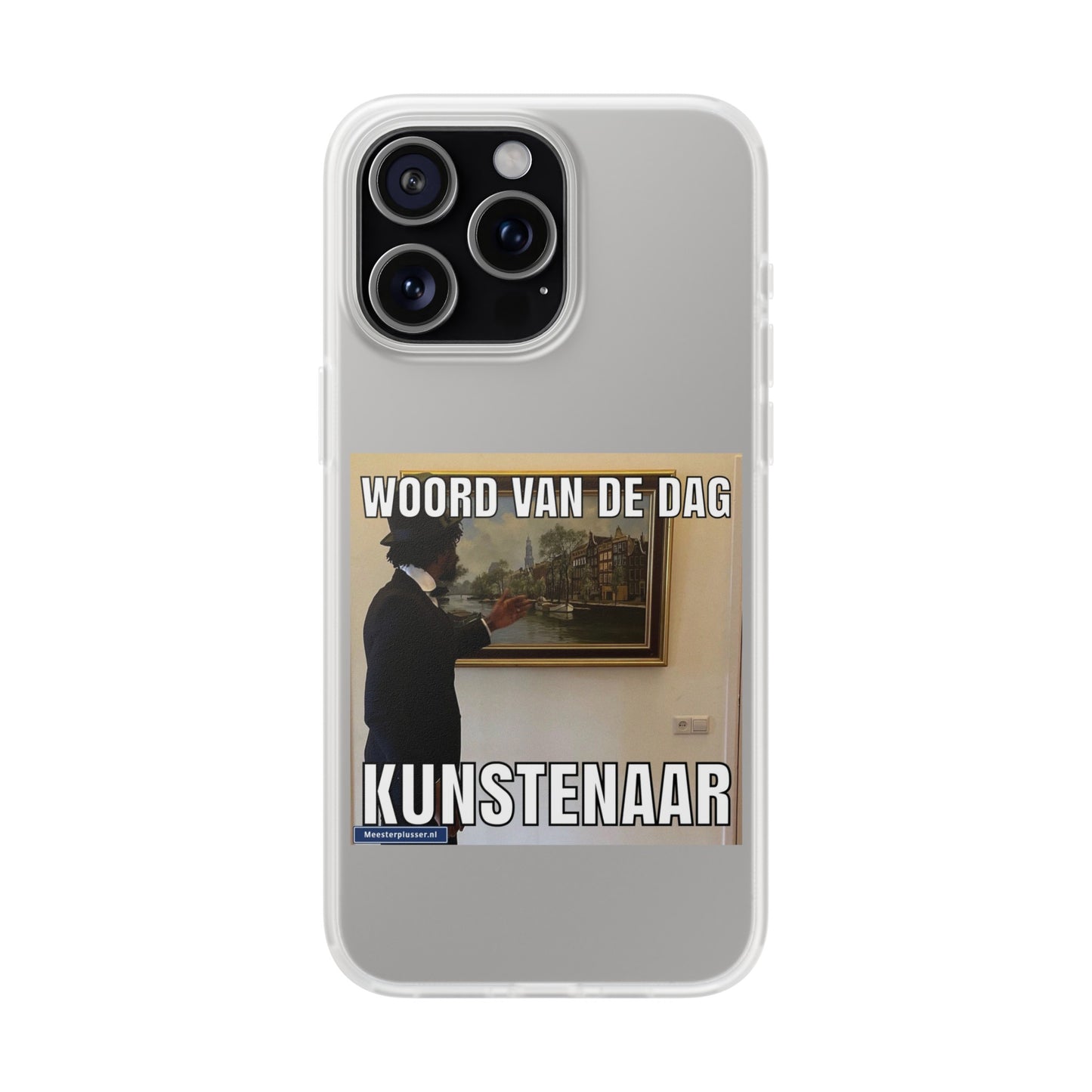 Word of the day 'Kunstenaar' telefoonhoesje