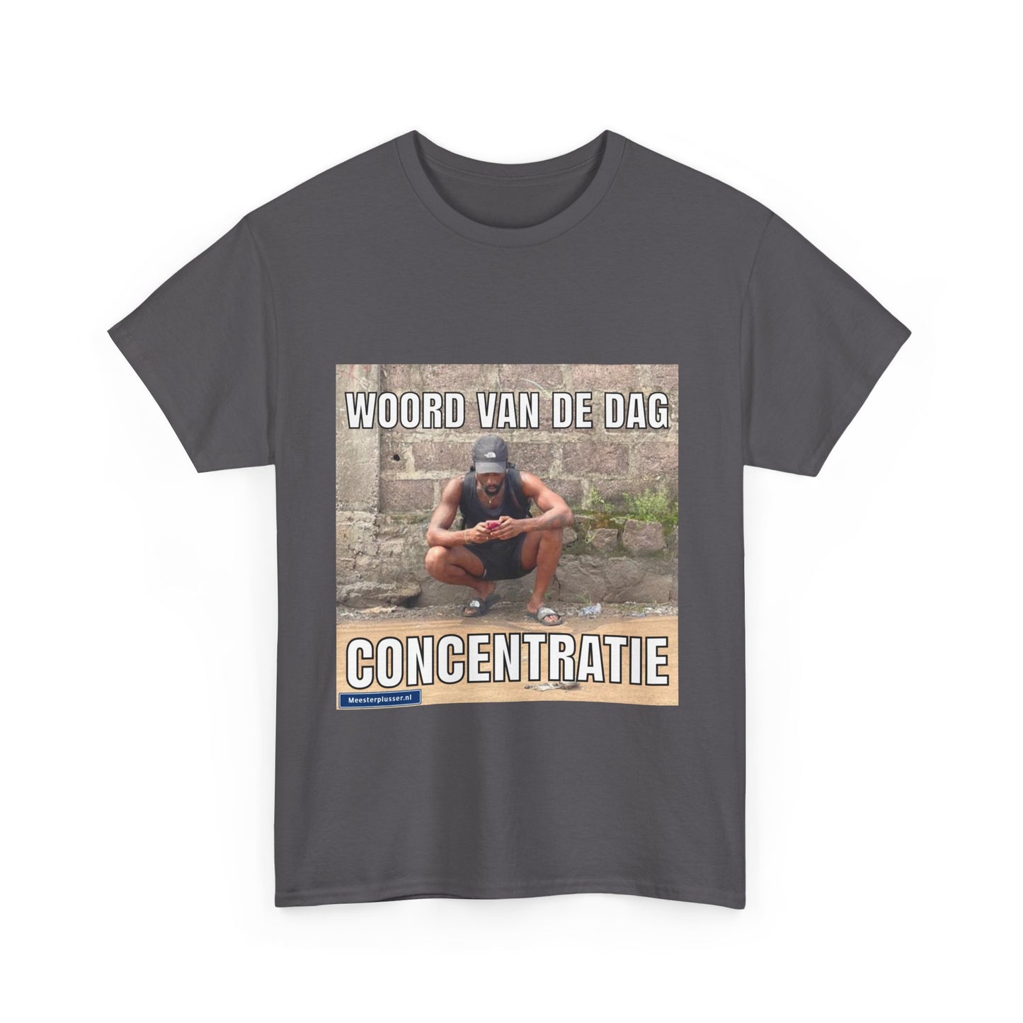 ''Concentratie'' Word of the day T-shirt - Meesterplusser.nl